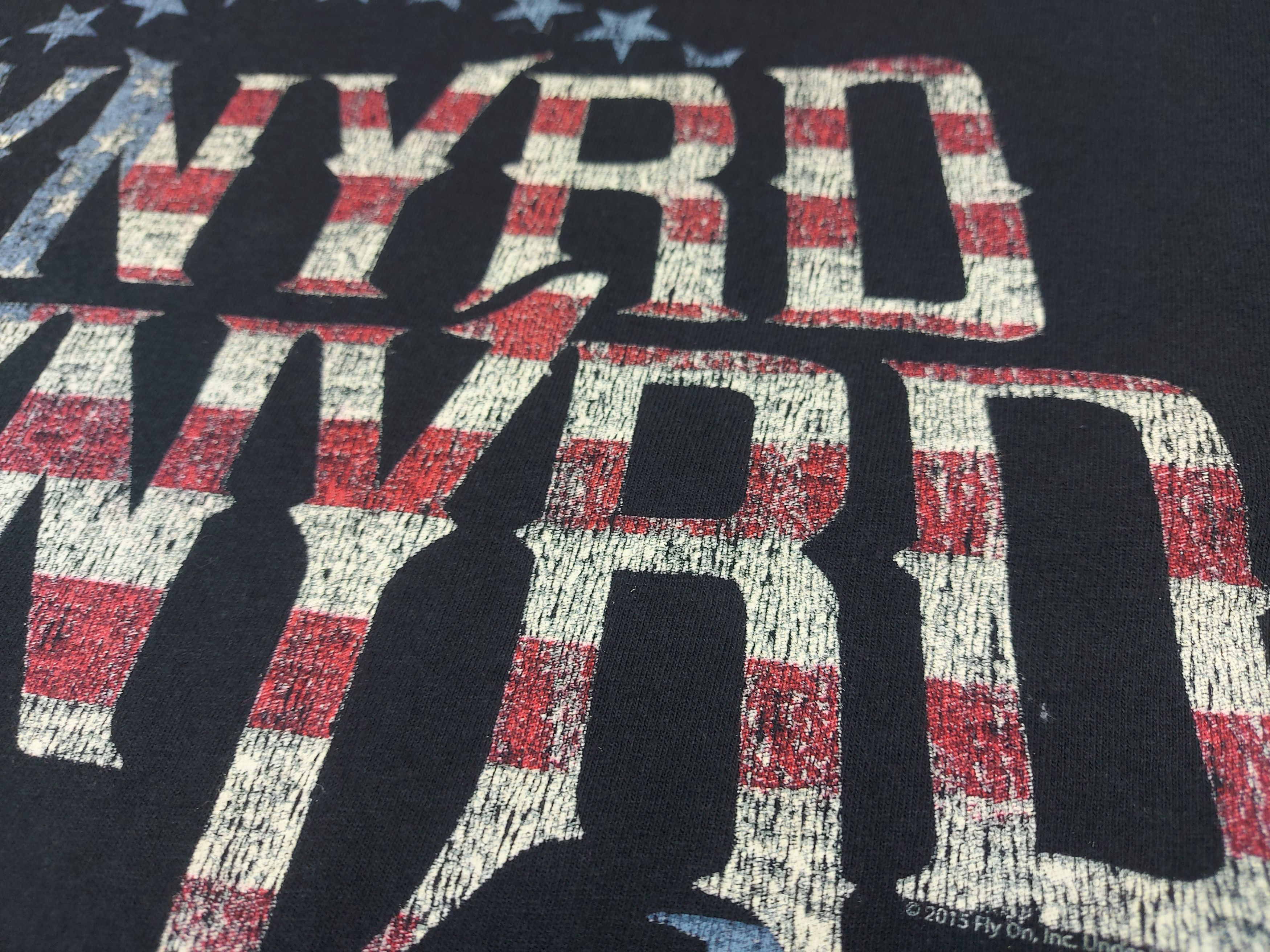 Band Tees 2015 Lynyrd Skynyrd Band Stars & Stripes TEE Size US XL / EU 56 / 4 - 5 Thumbnail