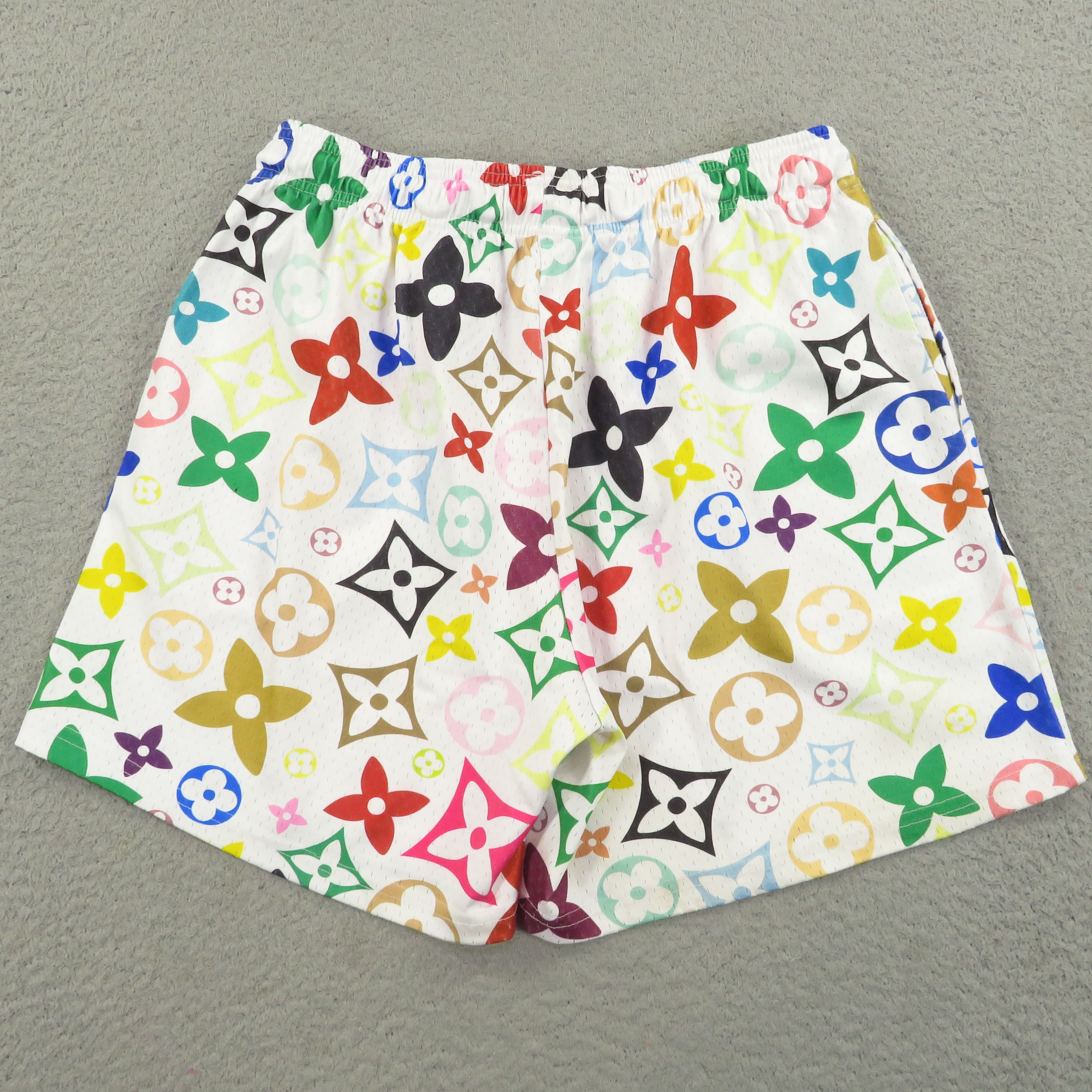 Other Mr Remade Shorts LV Monogram All Over Mesh Gym Mens Size US 32 / EU 48 - 2 Thumbnail