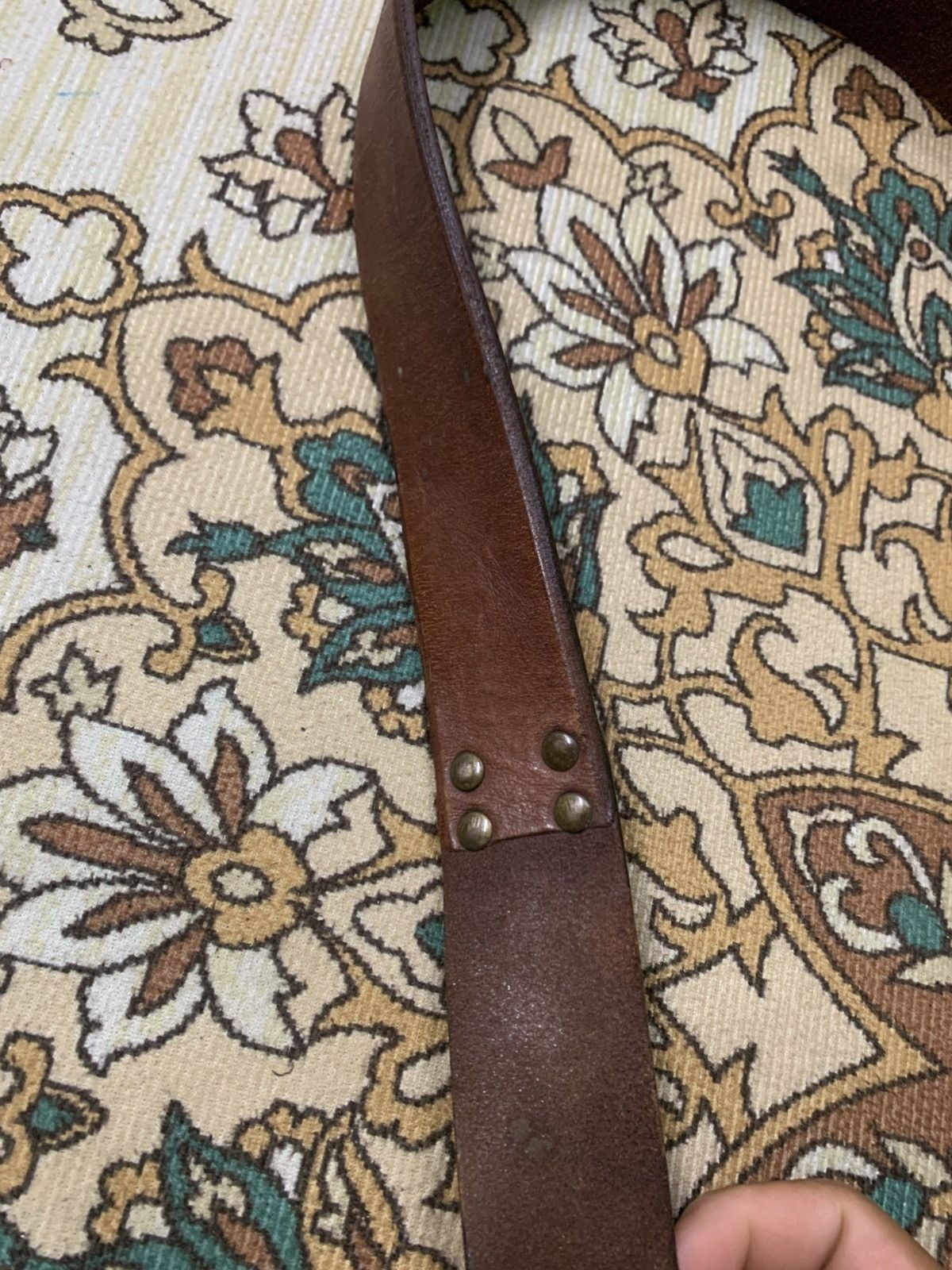 Polo Ralph Lauren POLO RALPH LAUREN LEATHER BELTS O-RING DOUBLE Size ONE SIZE - 6 Thumbnail