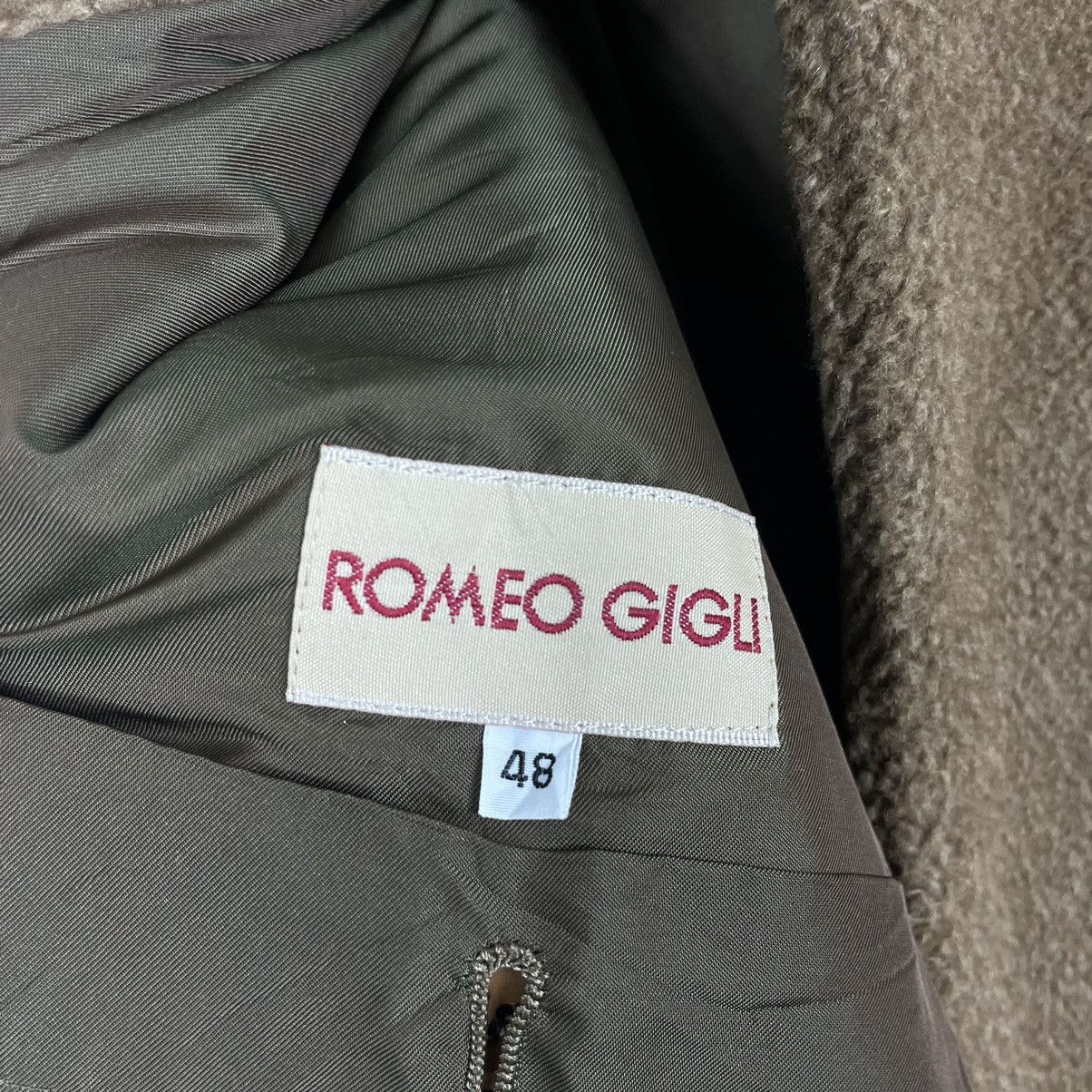 Romeo Gigli × Vintage 💥80s ROMEO GIGLI EUROPEANA LONG COAT Size XL / US 12-14 / IT 48-50 - 11 Thumbnail