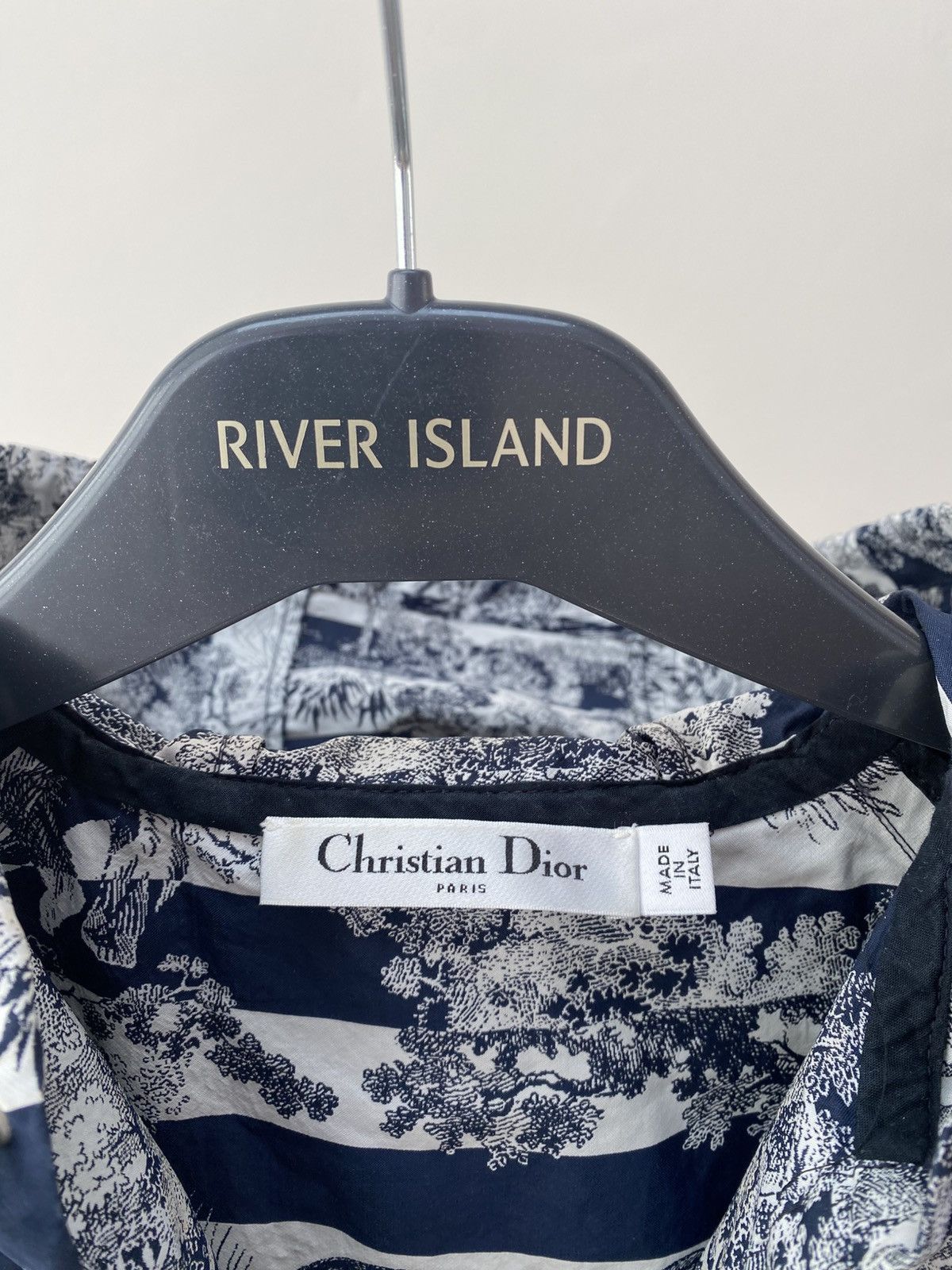 Dior Dior Women Short Hooded Dress Navy Blue Technical Jacquard Size S / US 4 / IT 40 - 7 Thumbnail