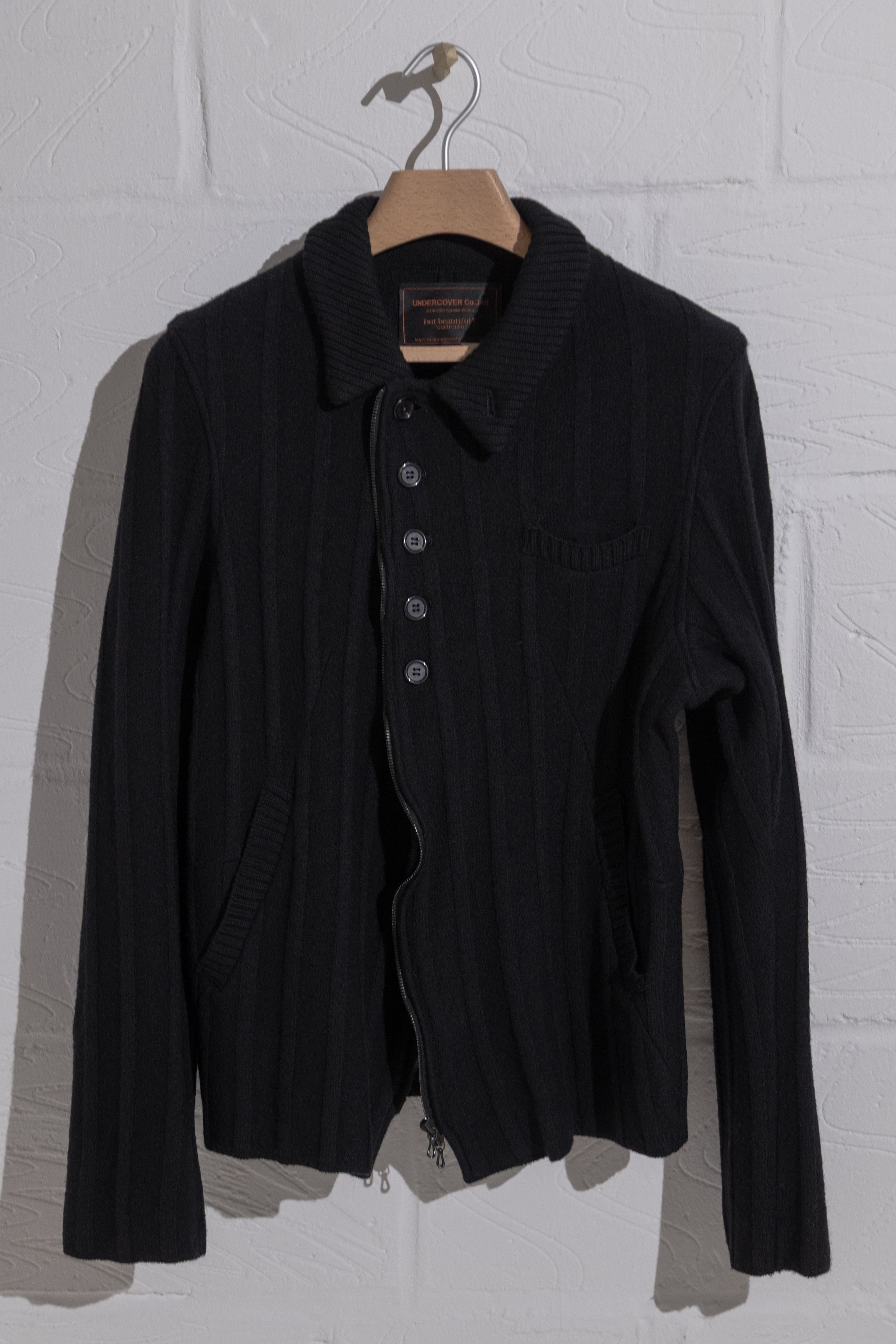Undercover AW06/07 'But Beautiful V Guru Guru' Knit Wool Jacket, Size 3 Size US L / EU 52-54 / 3 - 1 Thumbnail
