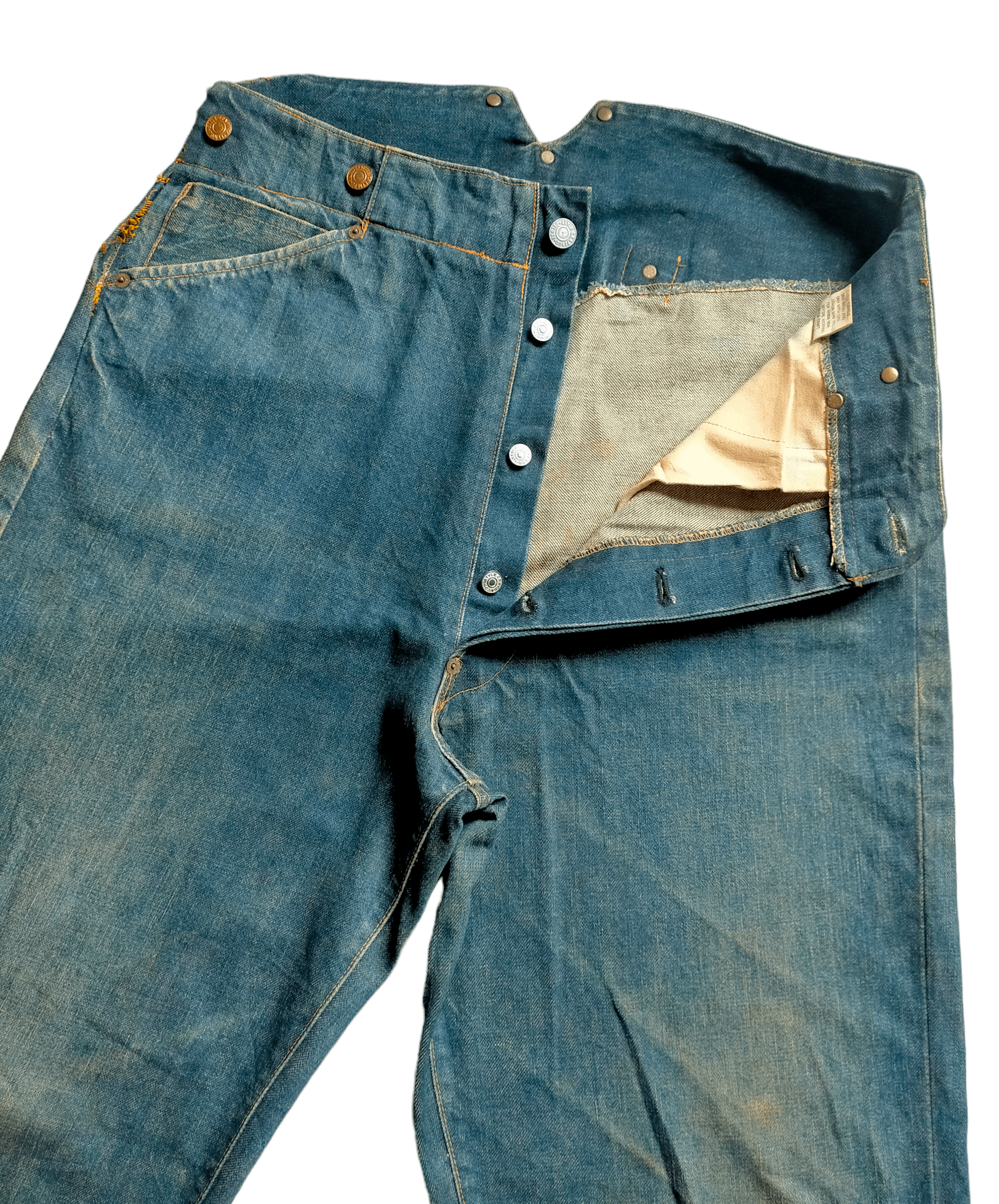 Evisu 🔥Rare Vintage 90s Evis Buckle Back Selvedge Jeans Size US 34 / EU 50 - 13 Thumbnail