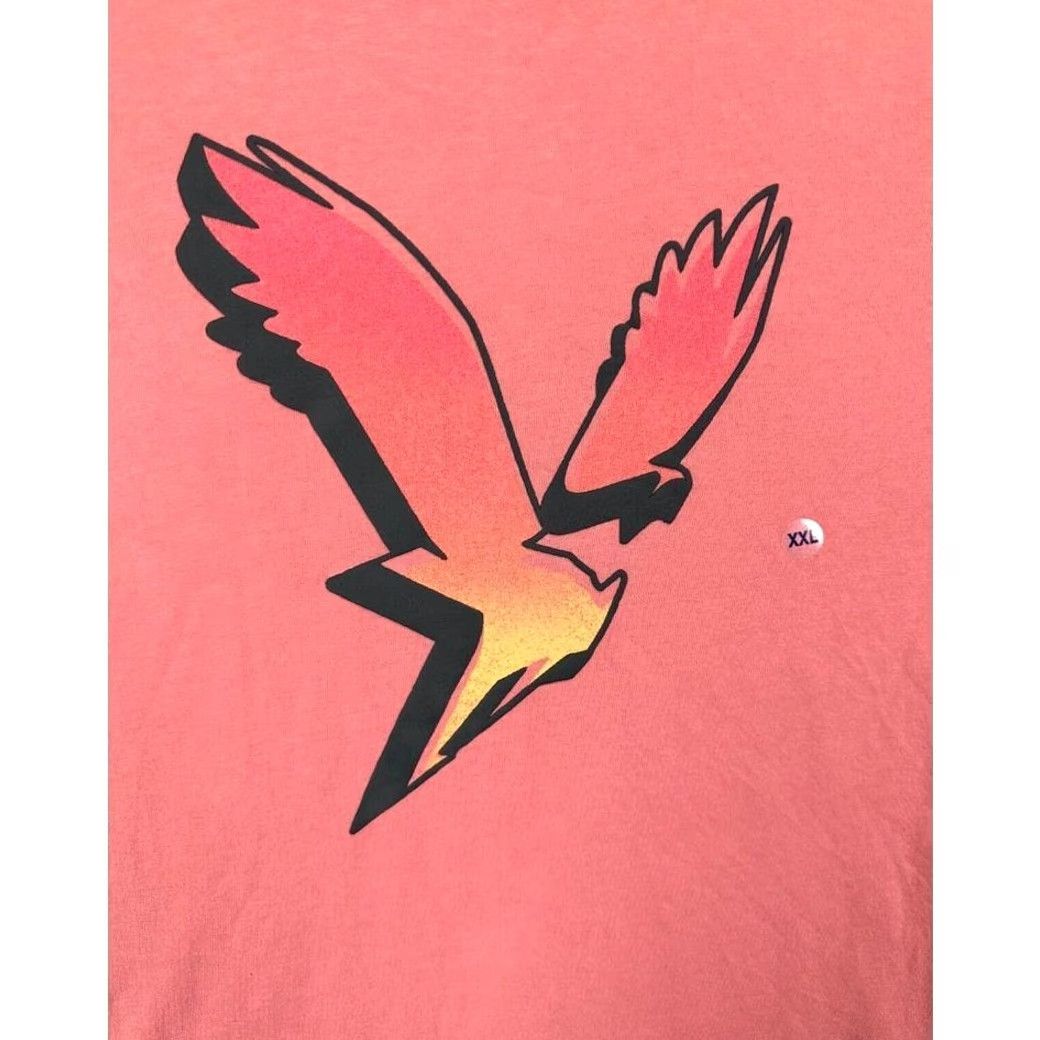 Vintage American Eagle T-Shirt Mens 2XL Pink Graphic Print Short Sleeve Crew Neck Standard Fit Tee Size US XXL / EU 58 / 5 - 4 Thumbnail
