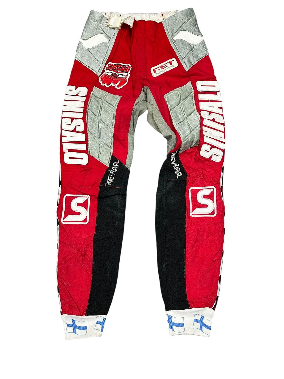Vintage Vintage 90s Sinisalo Motocross Racing Kevlar Pant Size US 30 / EU 46 - 1 Thumbnail