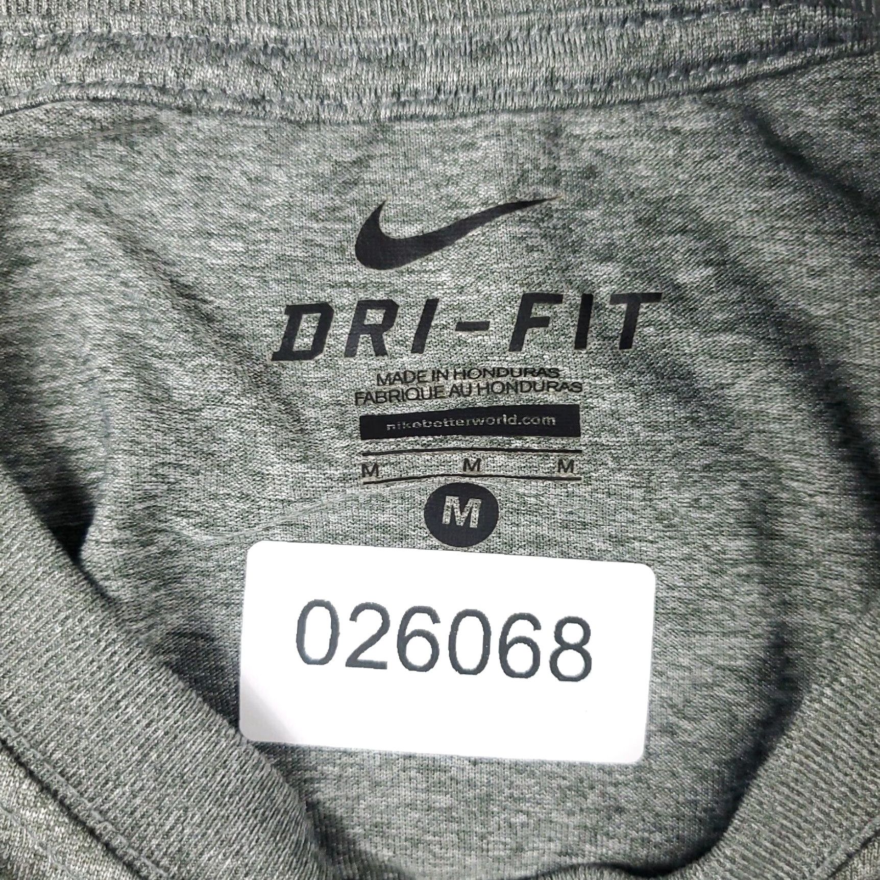 Nike Nike Dri-Fit T Shirt Mens Size Medium Gray Nike Dri-FIT Short Sleeve Crew Neck Pullover Size US M / EU 48-50 / 2 - 7 Thumbnail
