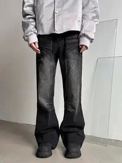 Japanese Brand Vintage Street Skateboarding Washed Faded Black Jeans Size US 32 / EU 48 - 7 Thumbnail