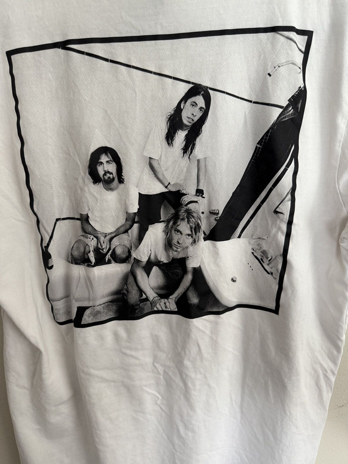 Divided × H&M Nirvana Band Tee (Used Condition, Used) Size US M / EU 48-50 / 2 - 3 Thumbnail