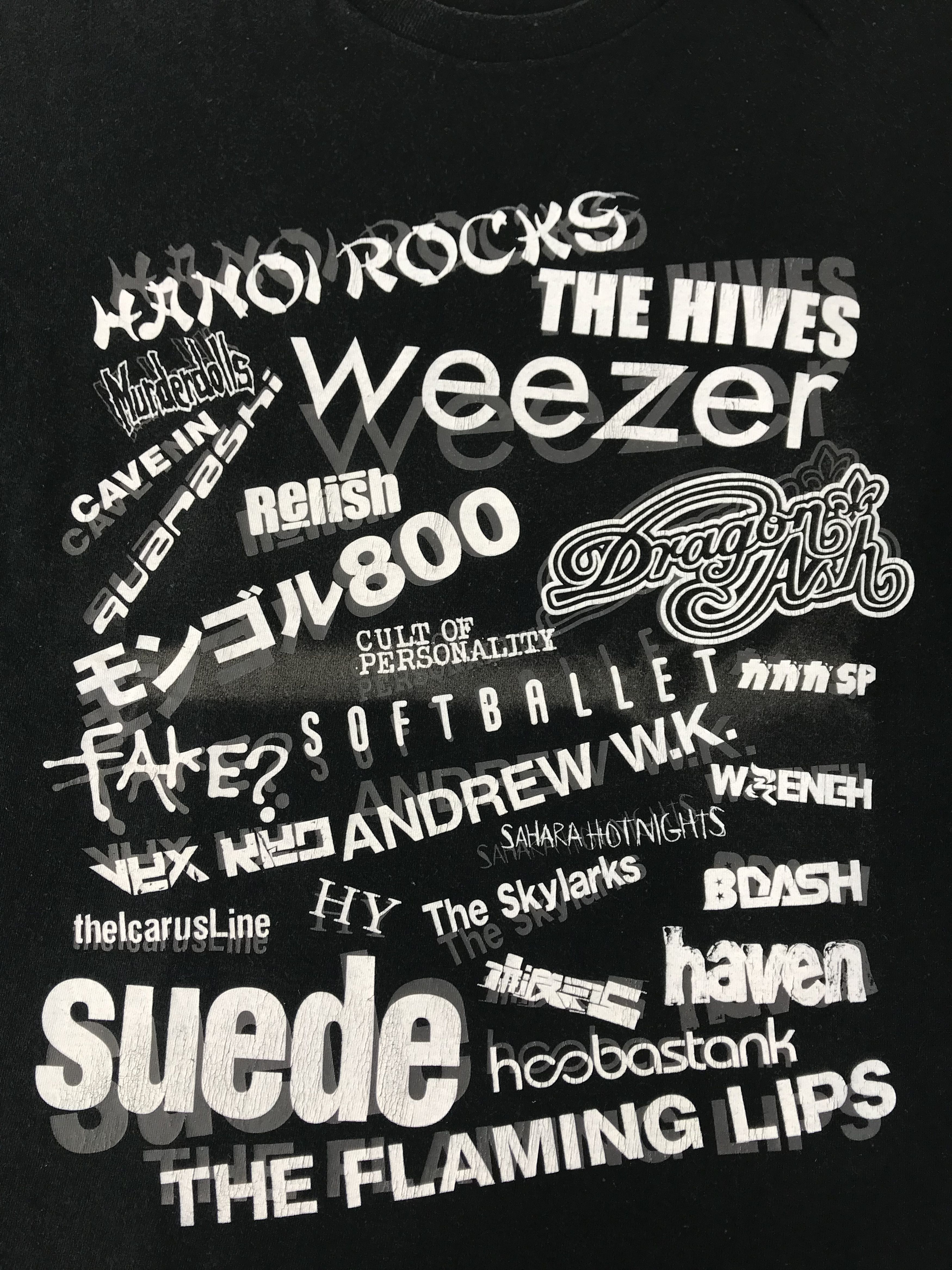 Band Tees Y2K Summer Sonic Band List Britpop Tour 2000 Printed Tee Size US XL / EU 56 / 4 - 4 Thumbnail