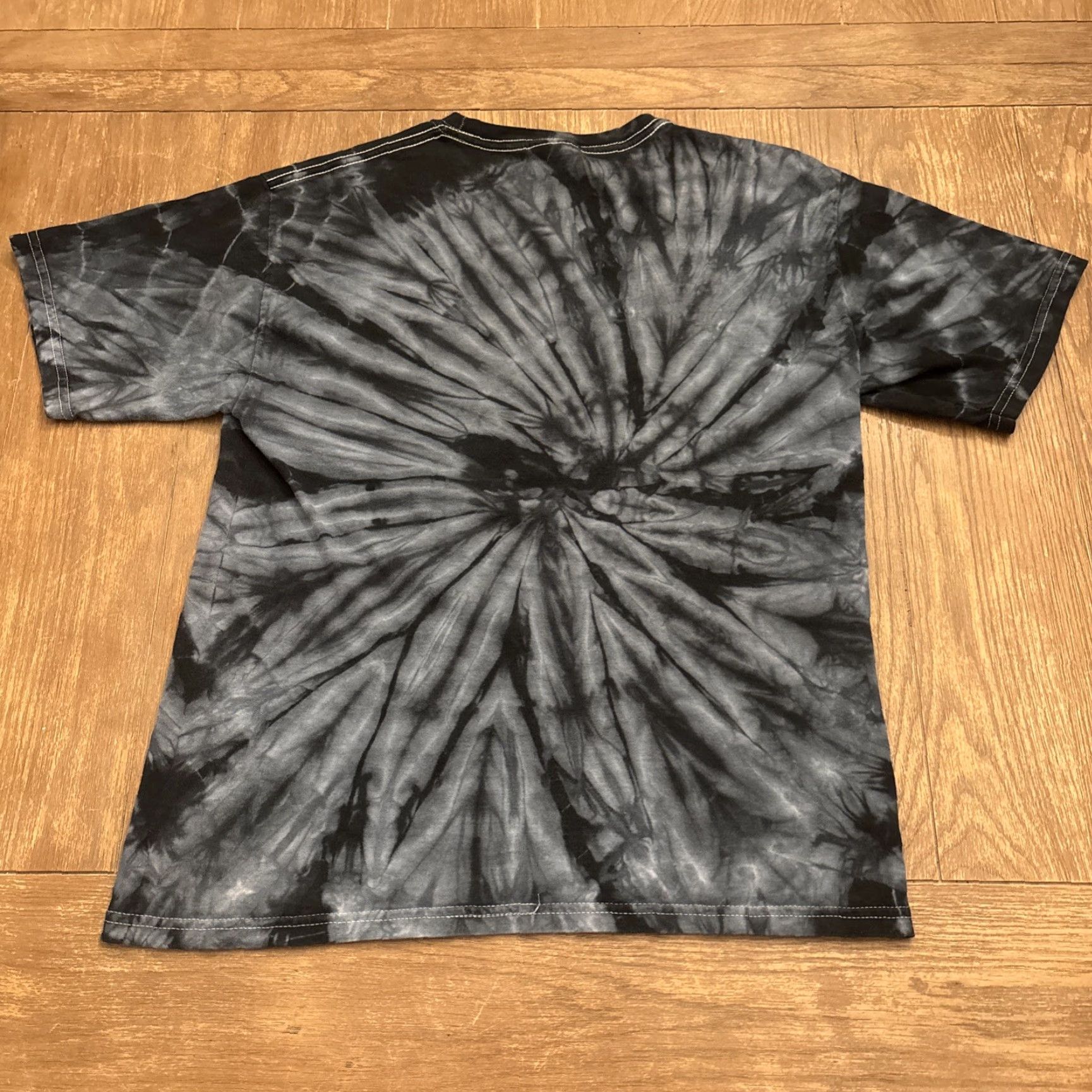 Hanes VINTAGE Knoebels Amusement Park Tie Dye Twister T-Shirt Adult Medium Gray Y2K Mens Size US M / EU 48-50 / 2 - 6 Thumbnail