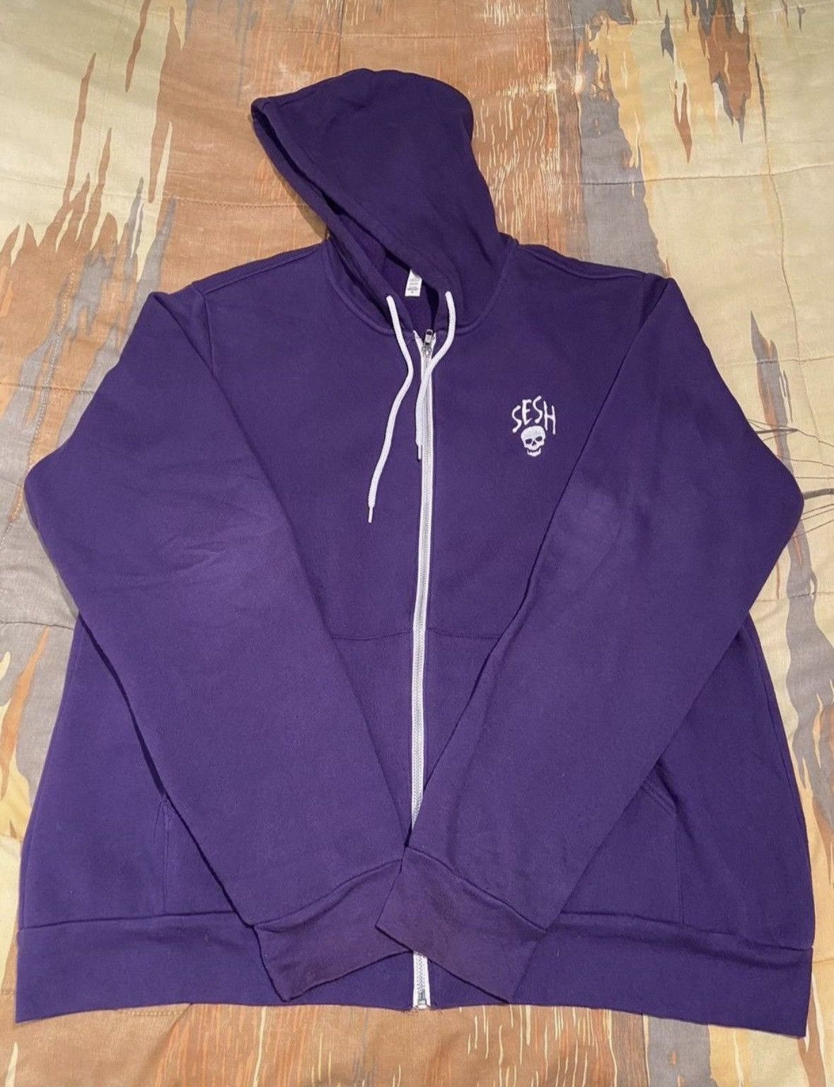 TeamSESH Teamsesh Zip Up Skull Hoodie Size US XL / EU 56 / 4 - 1 Thumbnail