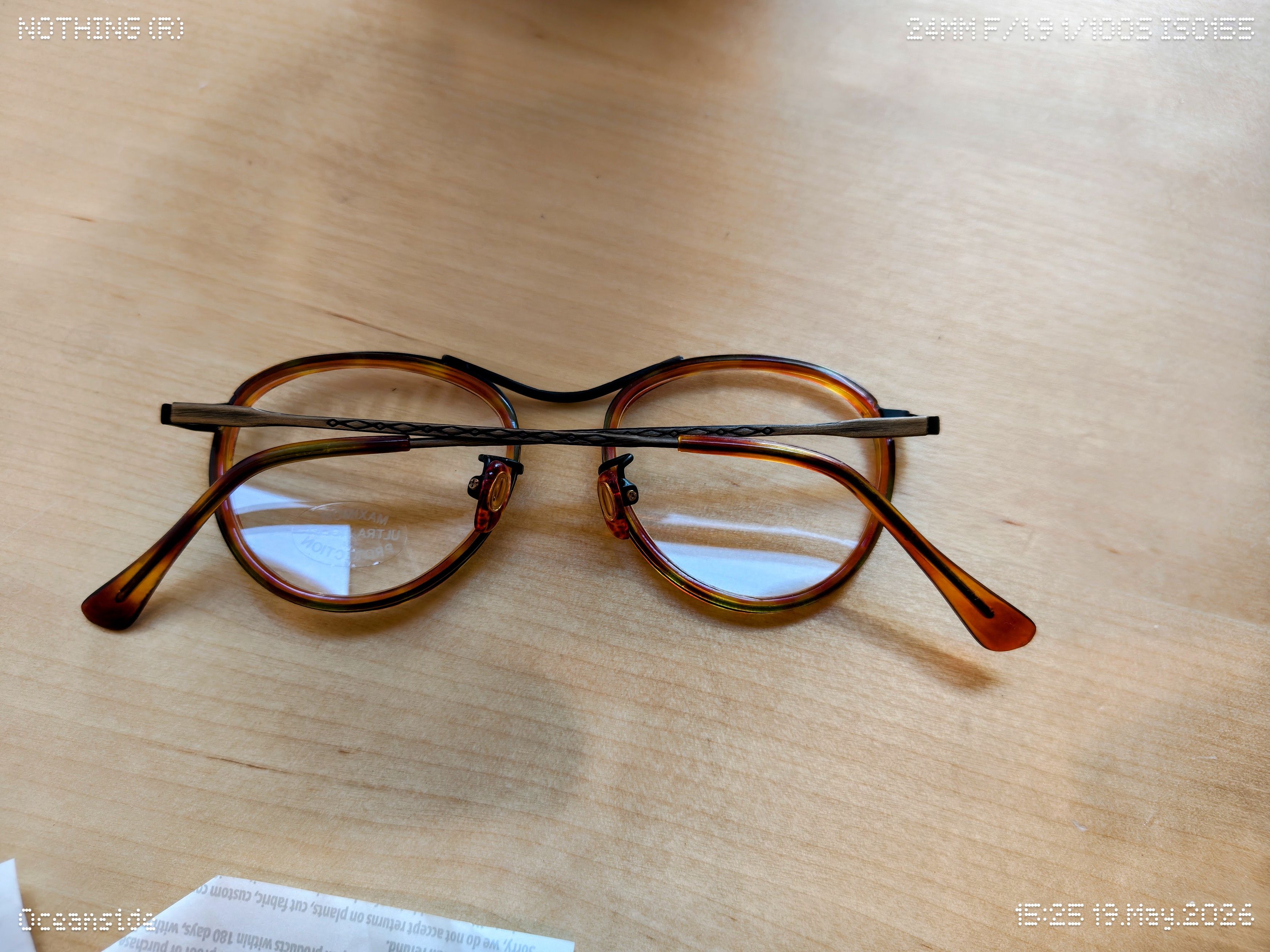 Vintage Vintage Deadstock Round Tortoise Optical Glasses Frames Size ONE SIZE - 3 Thumbnail