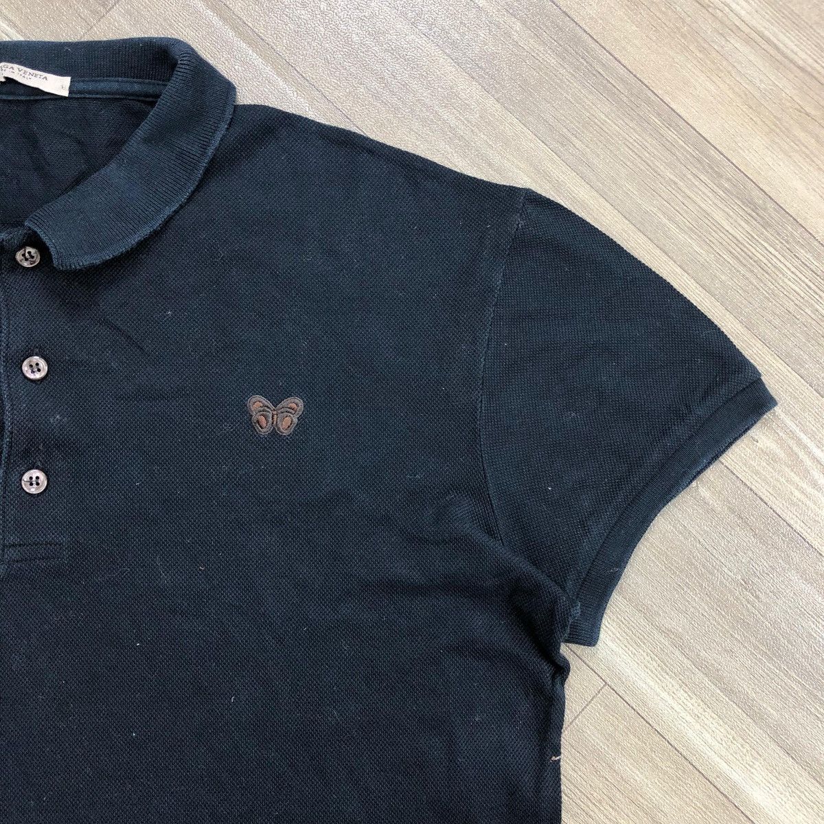 Bottega Veneta 90s Vintage Bottega Veneta Polo Shirt Italian Design Size US S / EU 44-46 / 1 - 4 Thumbnail