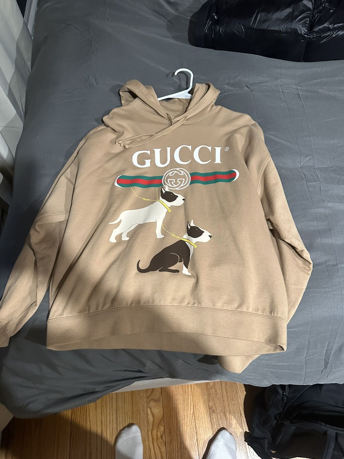 Gucci Gucci Sweatshirt Black Rainbow Belt Logo Hoodie Grailed