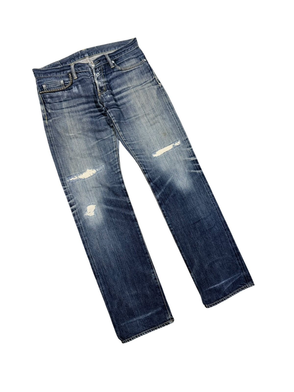Hysteric Glamour Vtg💥Hysteric Glamour Stud Pocket Salvage Denim Jeans Size US 32 / EU 48 - 9 Thumbnail