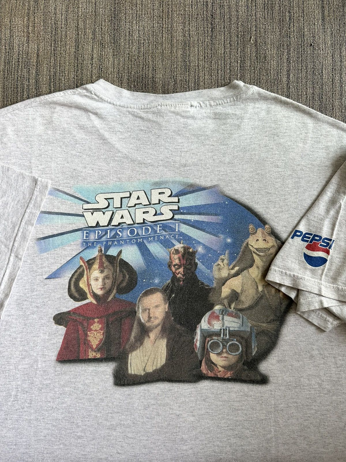 Pepsi Vintage 90’s Starwars Episode 1 Promo Pepsi Movie Size US XL / EU 56 / 4 - 1 Thumbnail