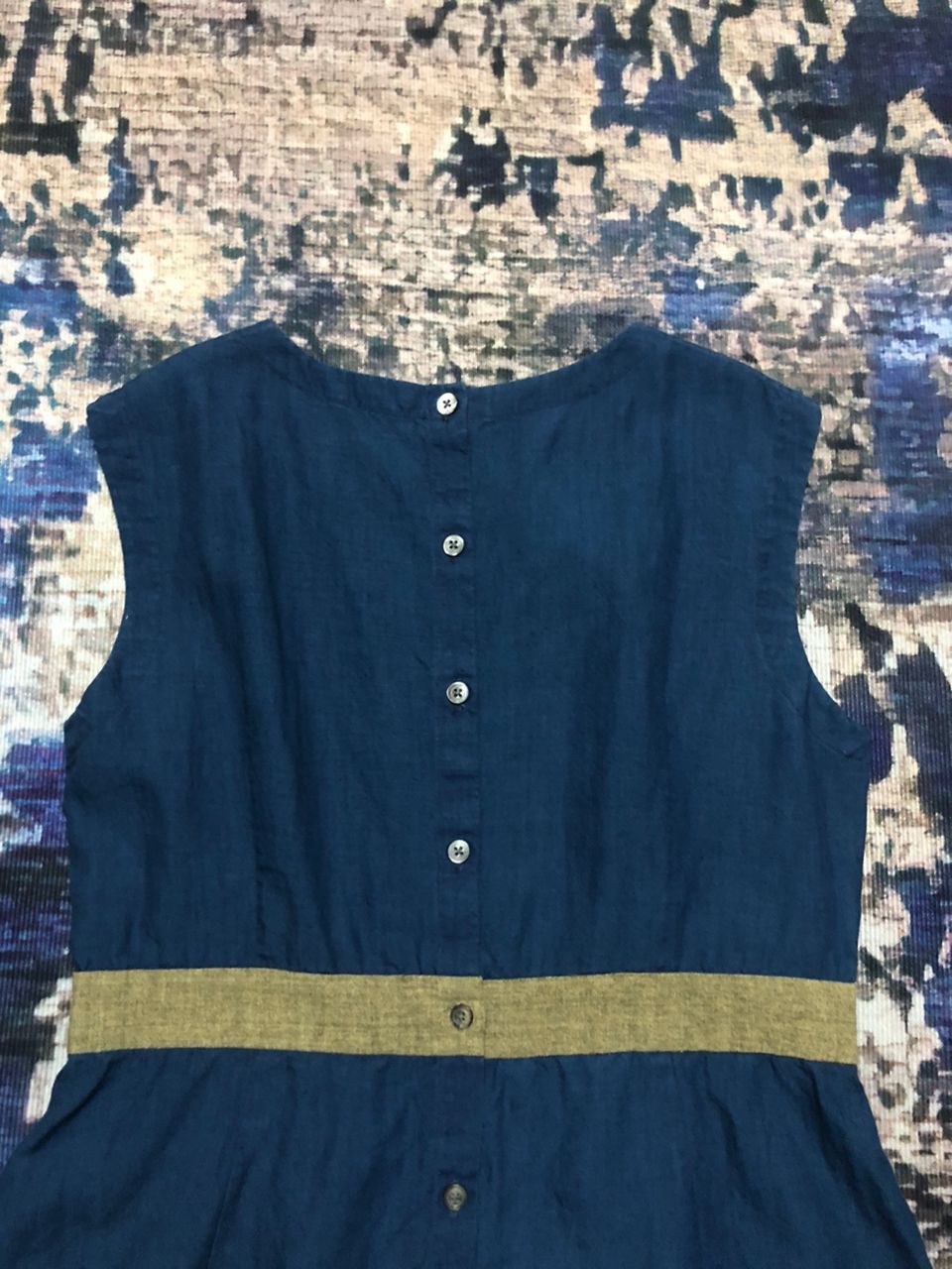 45rpm 45R By 45rpm Cotton Linen Sleeveless Mini Dress Size M / US 6-8 / IT 42-44 - 7 Thumbnail