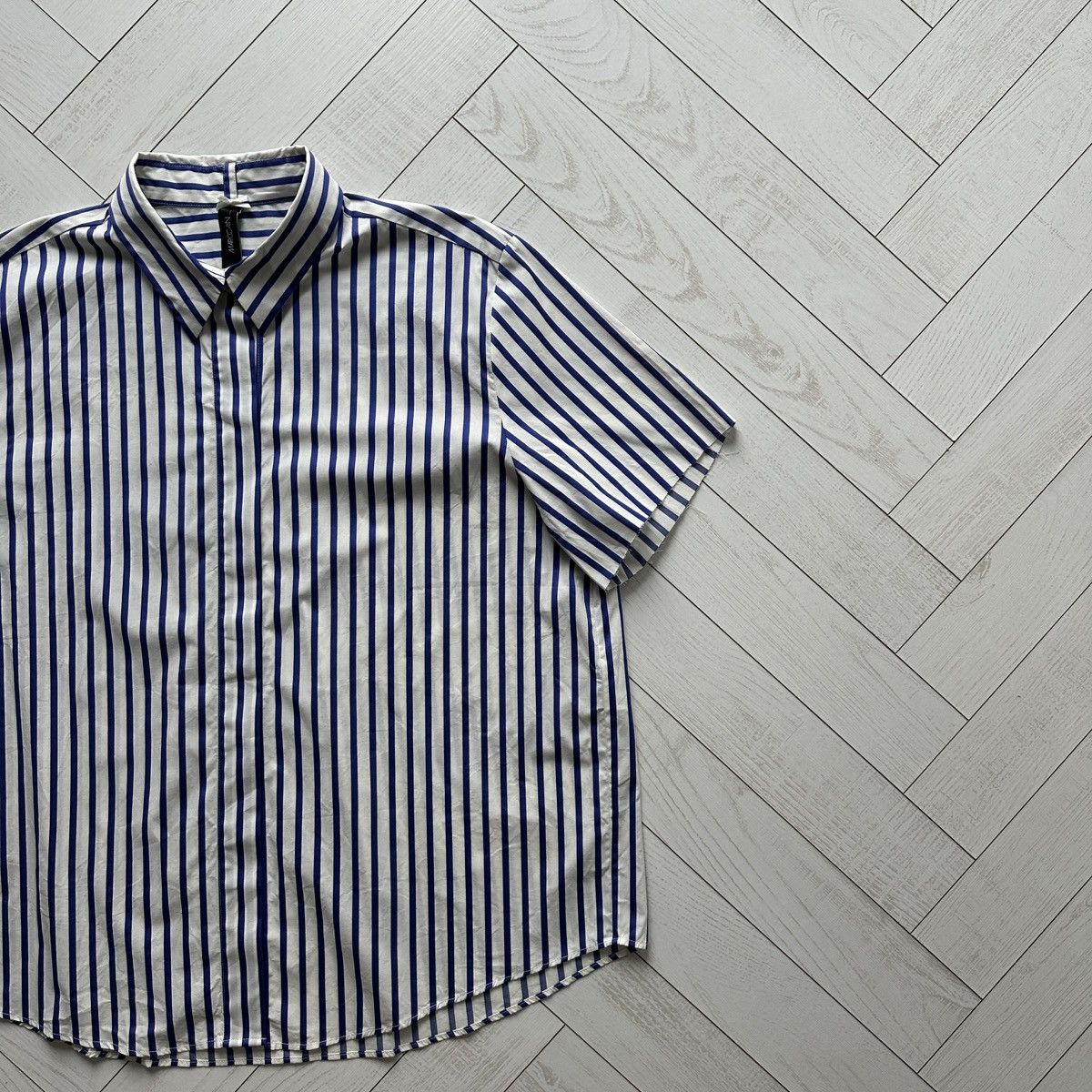 Other Marc Cain basic woman striped oversize shirt Portugal y2k Size XXL / US 16-18 / IT 52-54 - 2 Thumbnail