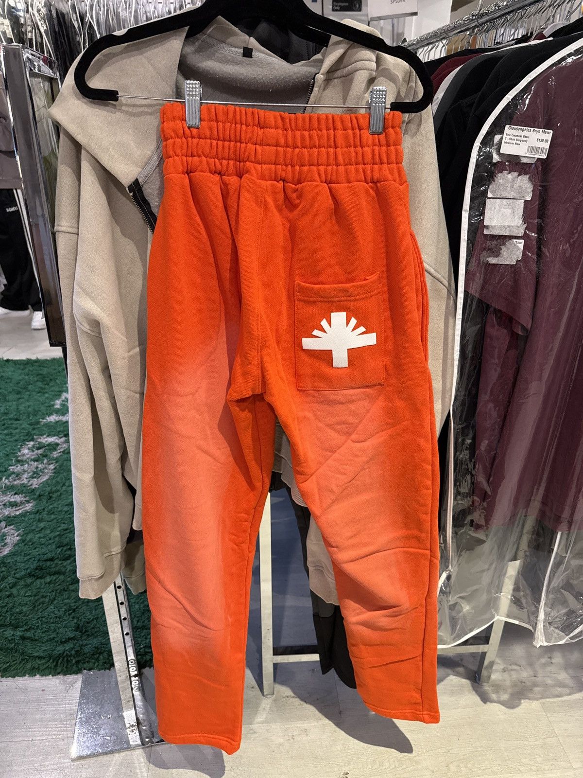 Vertabrae Vertabrae Sweatpants Orange White Size US 29 - 2 Thumbnail