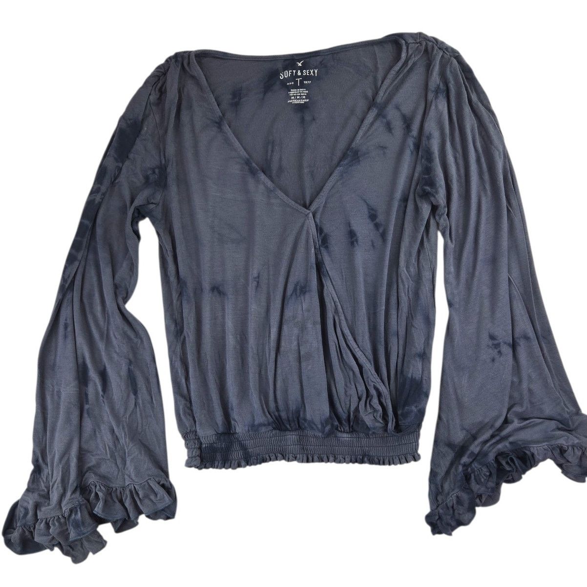 American Eagle Outfitters American Eagle | Soft & Sexy Tie Dye Flaired Shirt | Medium Size M / US 6-8 / IT 42-44 - 1 Thumbnail