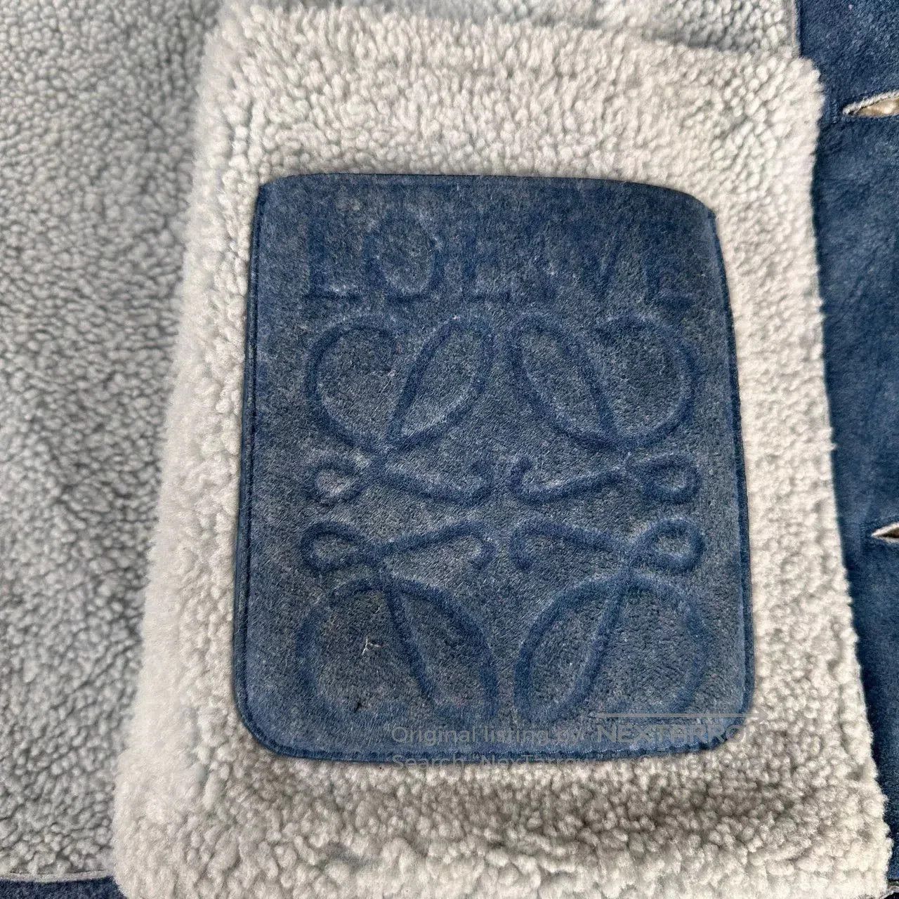 Loewe Loewe Blue Shearling Jacket 2024. Size US L / EU 52-54 / 3 - 3 Thumbnail