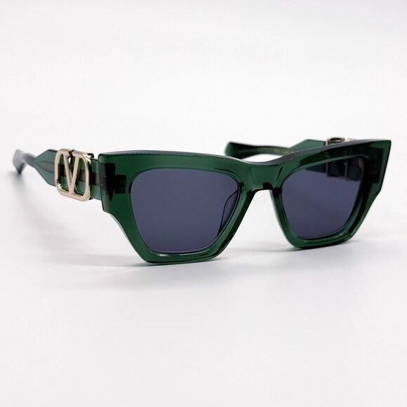 Valentino NEW VALENTINO SUNGLASSES VLS-166D GREEN WOMEN CAT EYE EYEWEA Size ONE SIZE - 4 Thumbnail