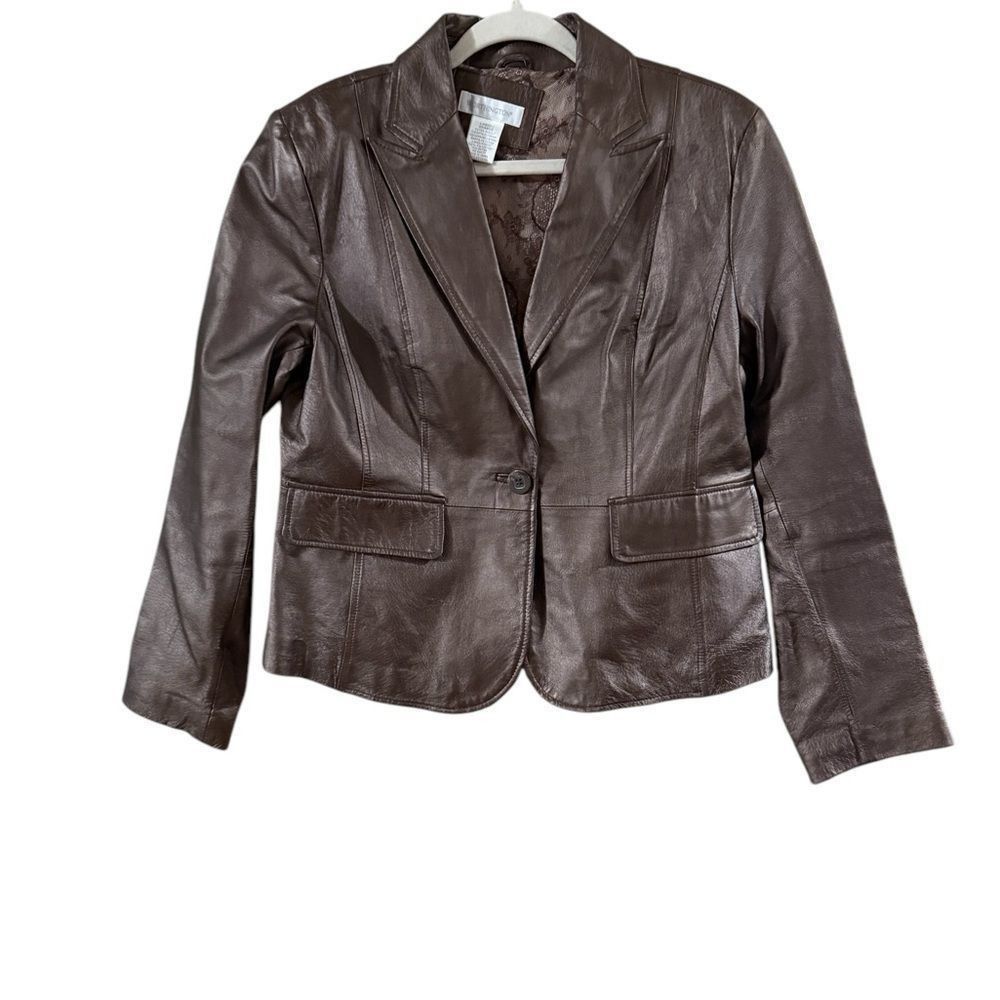 Worthington Worthington, genius, leather blazer size large Size L / US 10 / IT 46 - 6 Thumbnail