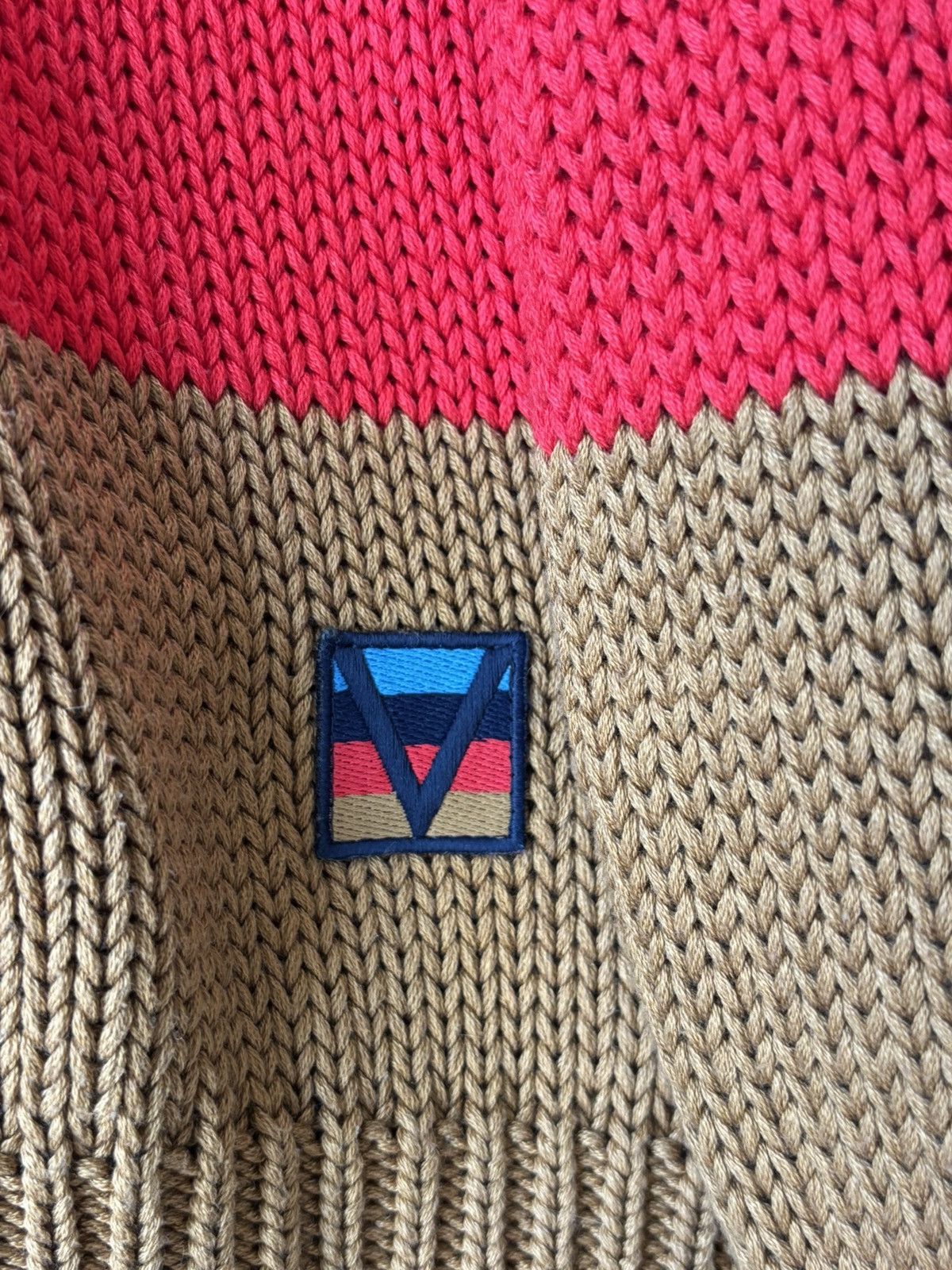 Louis Vuitton Louis Vuitton Graphic Stripe Chunky Knit Sweater Size US L / EU 52-54 / 3 - 6 Thumbnail