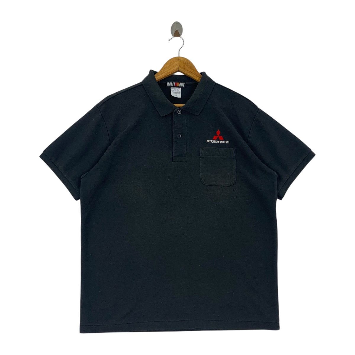 Japanese Brand MITSUBISHI Motor Rally Art pocket polo tee Size US XXL / EU 58 / 5 - 1 Thumbnail