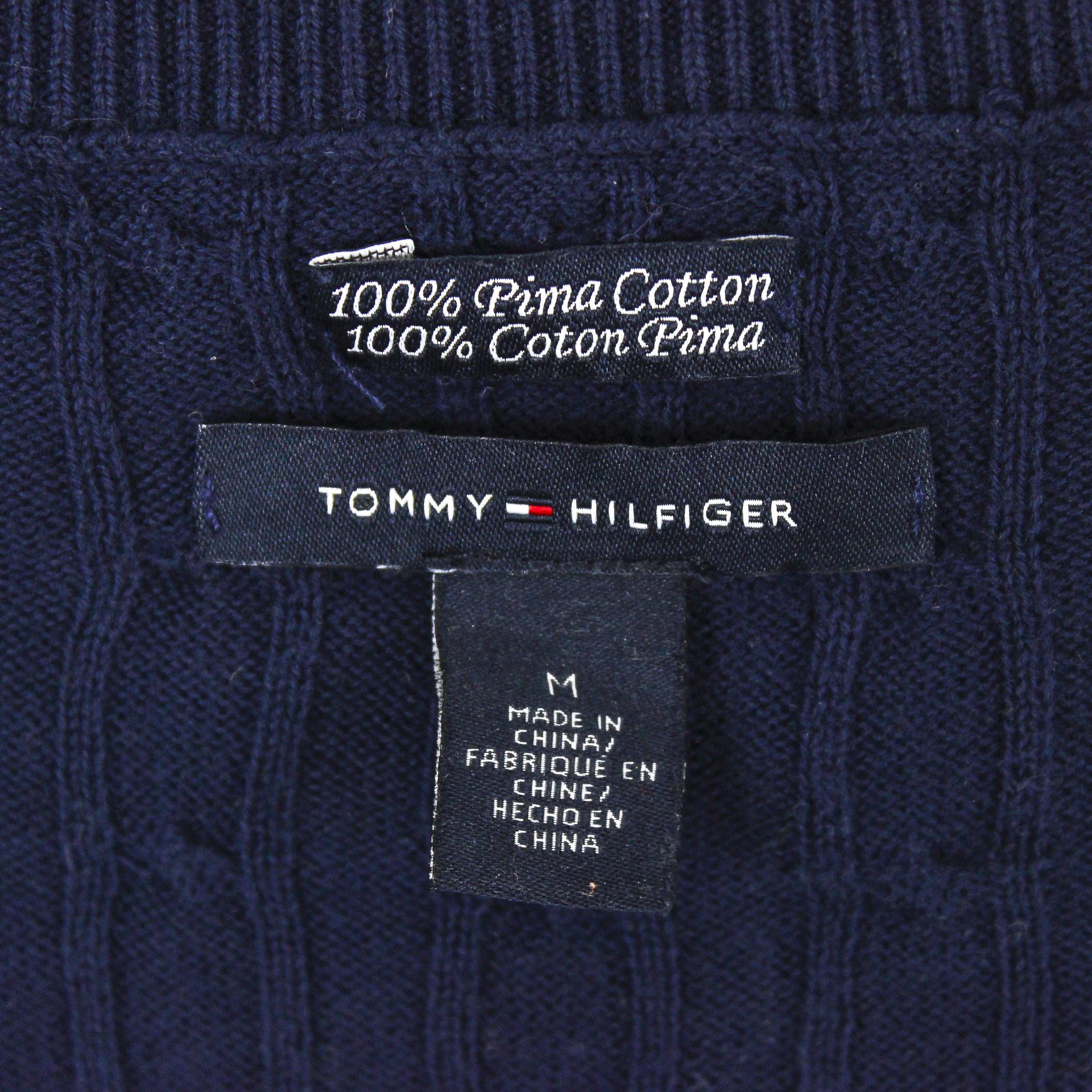 Tommy Hilfiger Womens M Cardigan Sweater Jumper Cable Knit Button Up Jacket Size M / US 6-8 / IT 42-44 - 6 Thumbnail