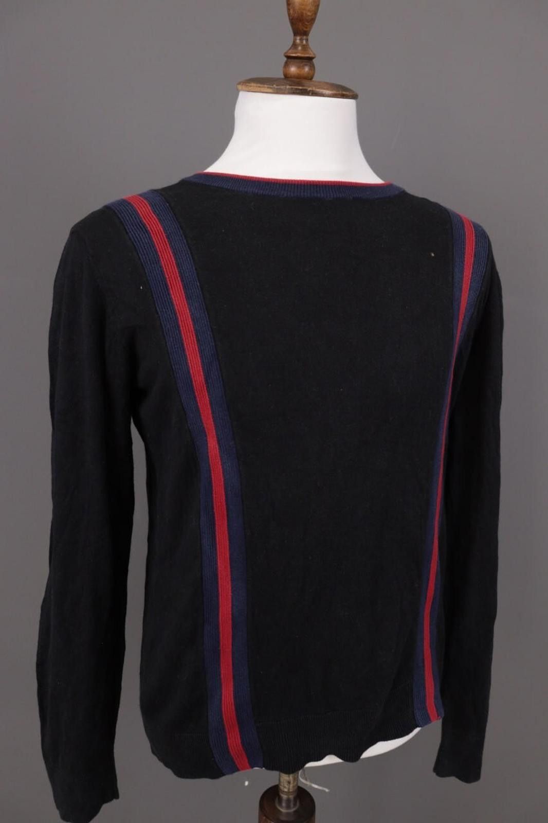 Just Cavalli Just Cavalli Black Striped Knit Jumper Sweater Size XXL Size US XXL / EU 58 / 5 - 9 Thumbnail