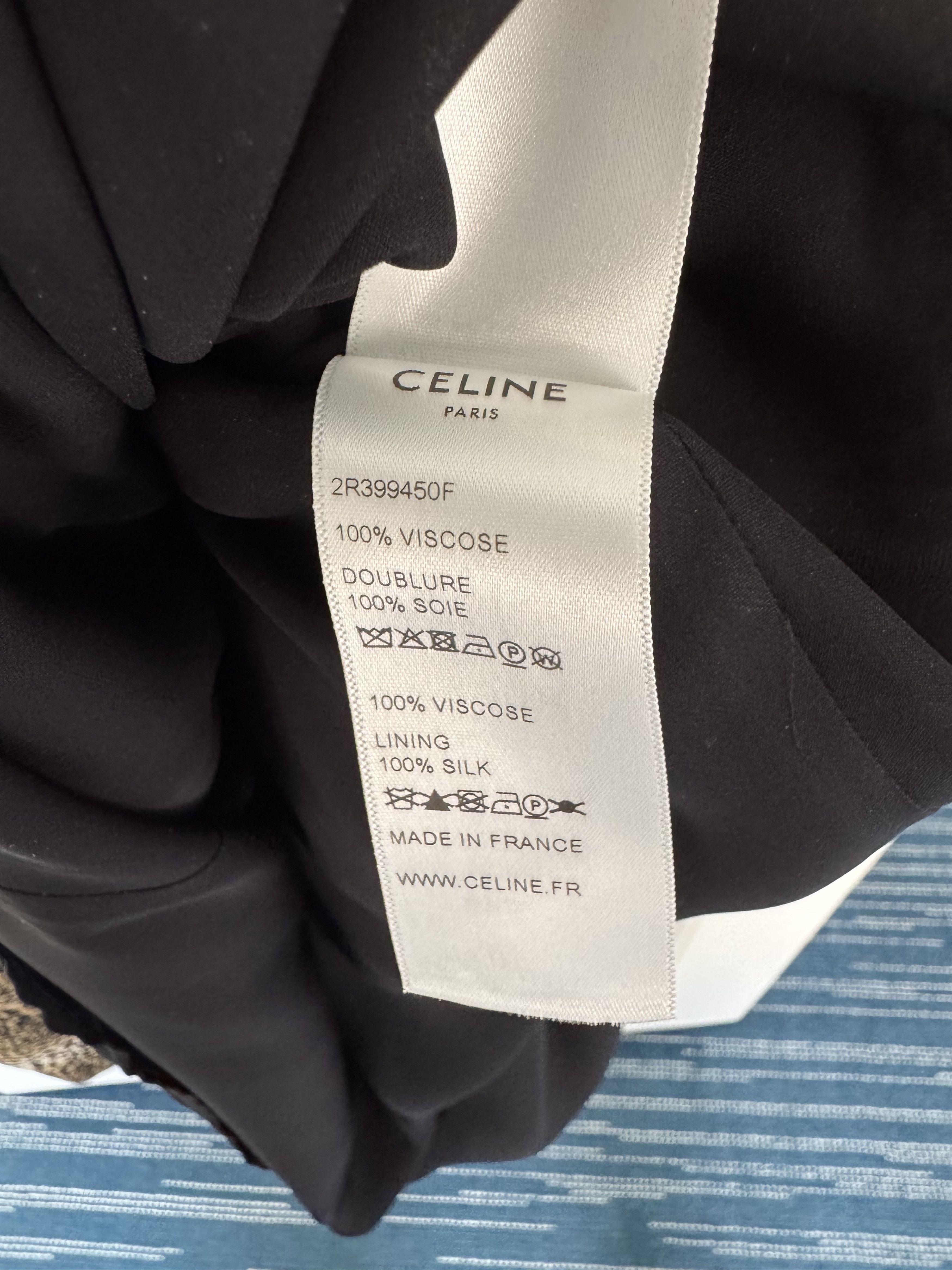 Celine Celine Leopard Print Midi Dress Size S / US 4 / IT 40 - 6 Thumbnail