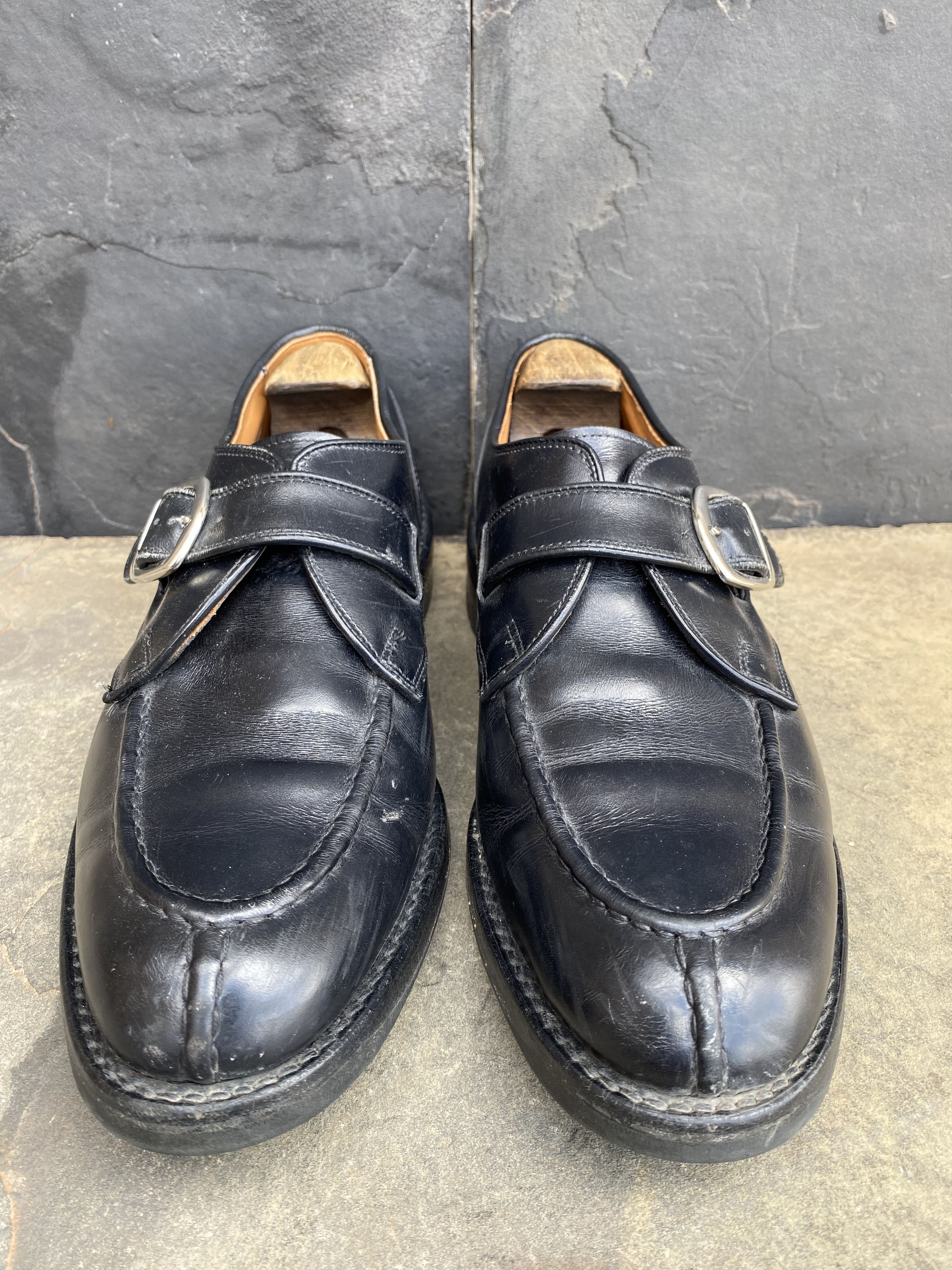 Allen Edmonds Allen Edmonds Cornell Monk Strap Dress Leather Split 