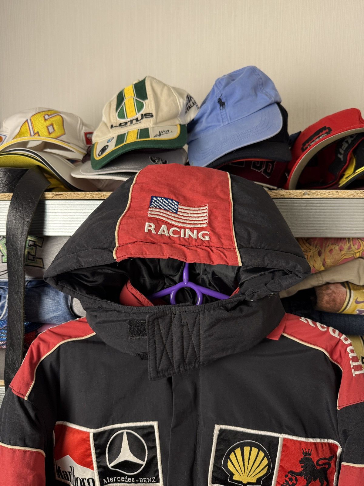 Marlboro Crazy Mercedes Marlboro Red Bull Racing Vintage Jacket Size US M / EU 48-50 / 2 - 4 Thumbnail