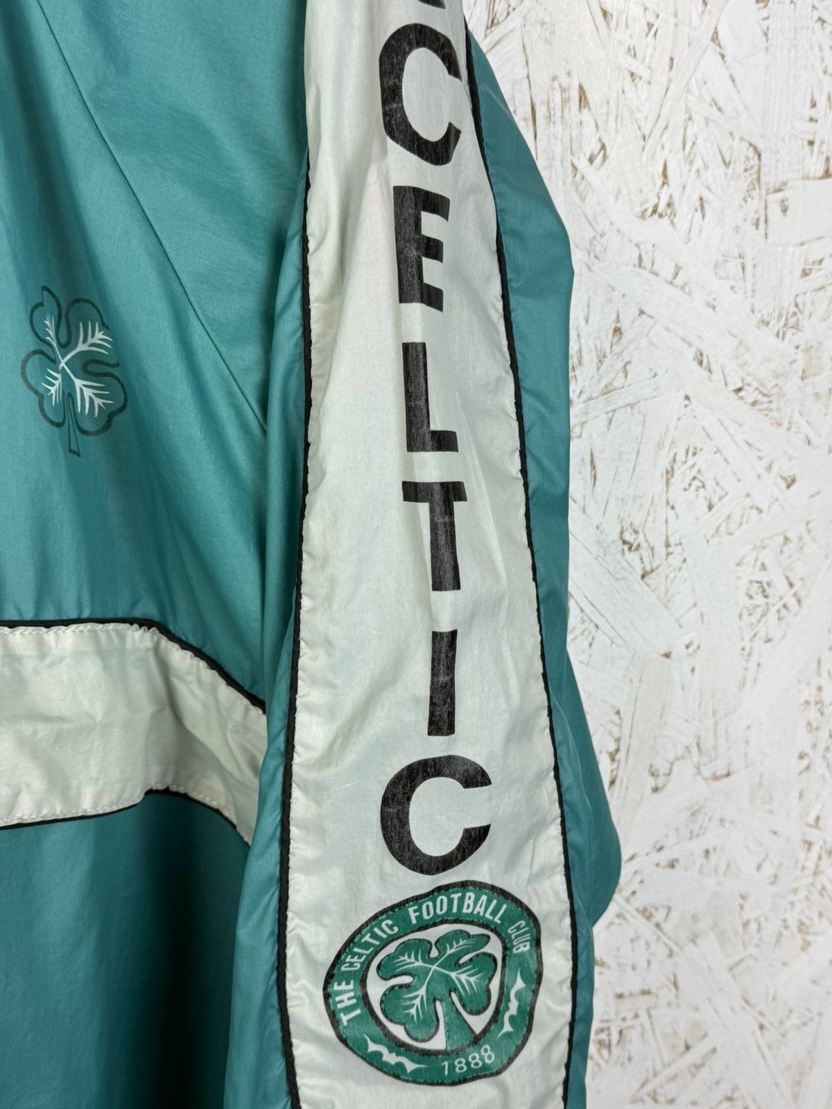 Umbro 80s Vintage Celtic FC Retro Anorak Lightweight Jacket Green Size US S / EU 44-46 / 1 - 3 Thumbnail