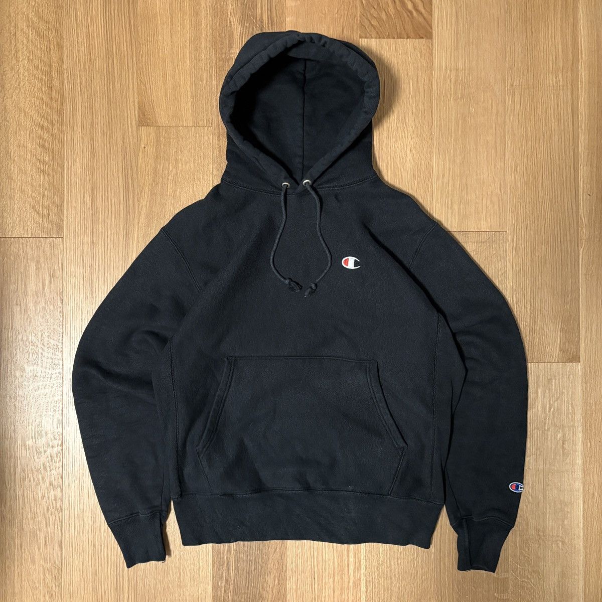 Champion Black Champion Reverse Weave Hoodie Size US M / EU 48-50 / 2 - 1 Thumbnail