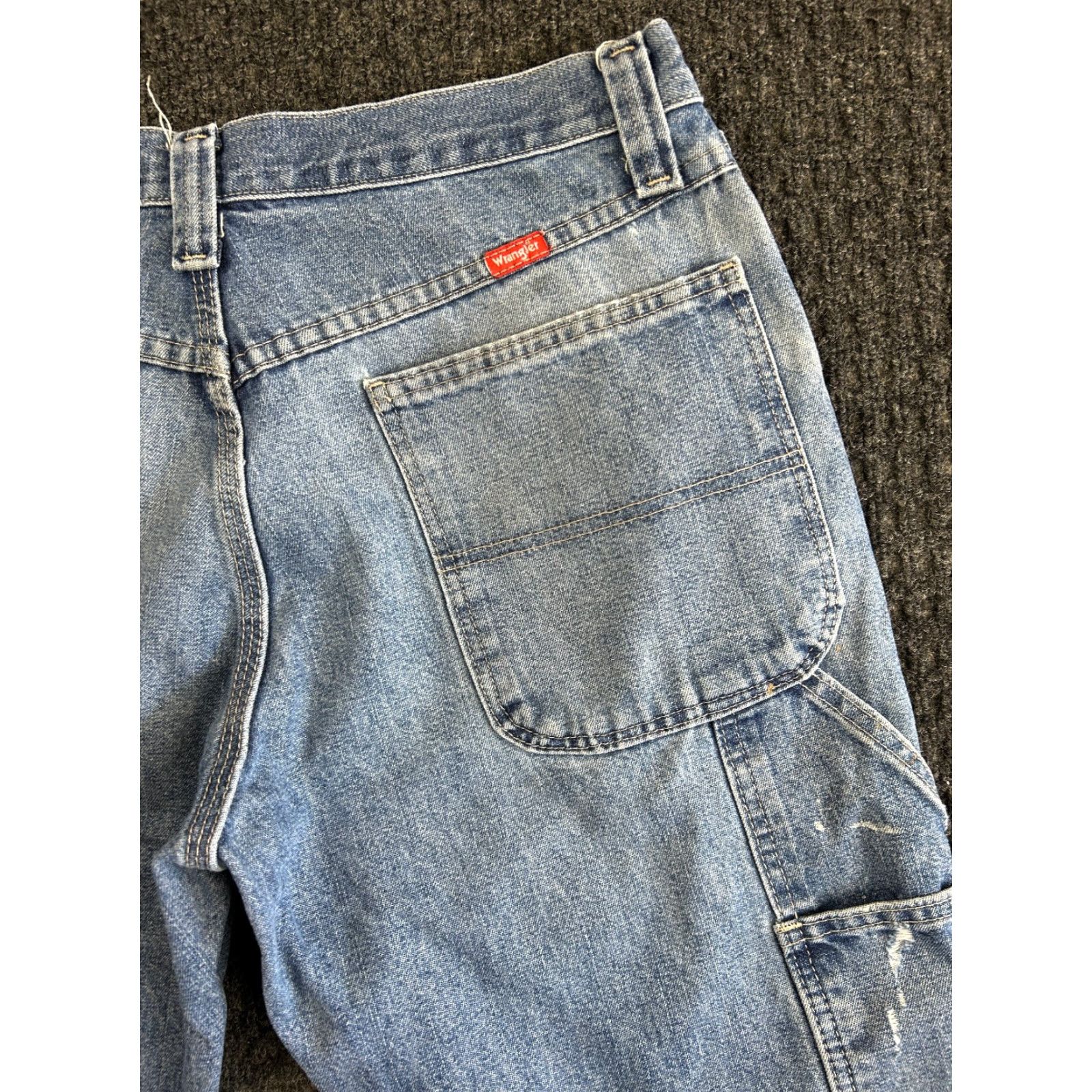 Wrangler VINTAGE Wrangler Jeans Denim 32 x 30 Relaxed Regular Men 90s Grunge Y2K Blue Denim 5-Pocket Design Jeans Size US 32 / EU 48 - 3 Thumbnail