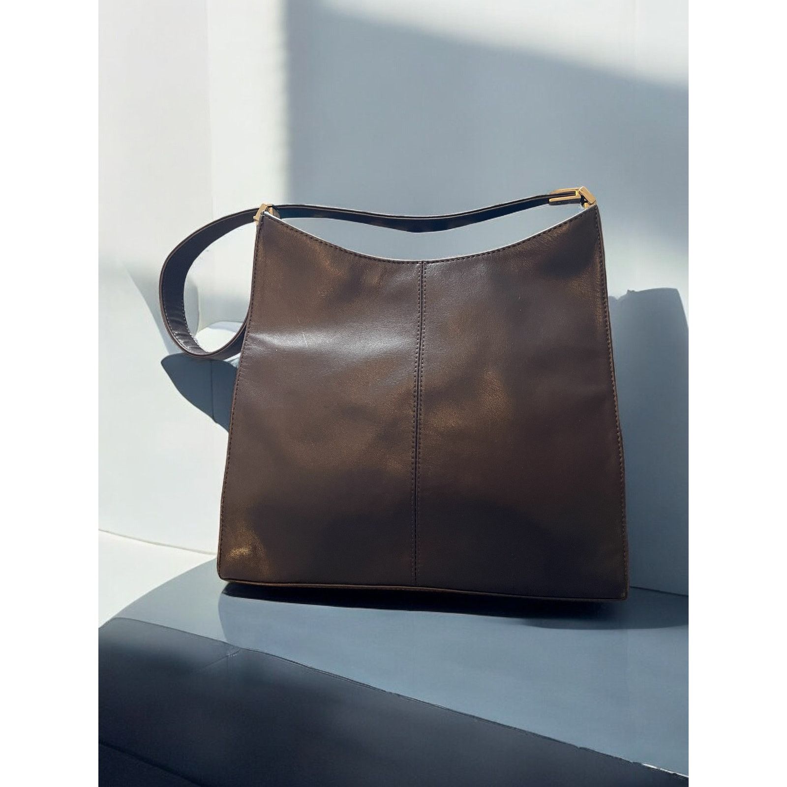 Liz Claiborne Liz Claiborne Leather Company Brown Purse Shoulder Bag Size ONE SIZE - 3 Thumbnail