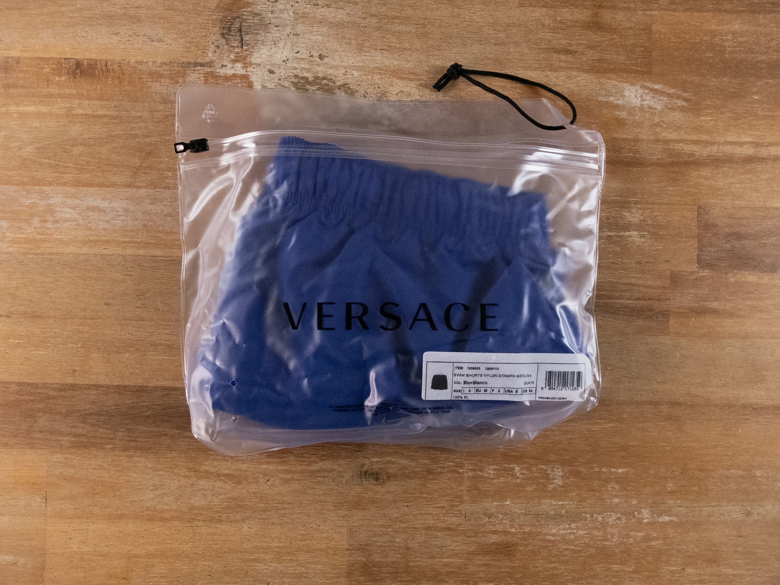 Versace VERSACE royal blue Medusa logo swim shorts 4 Medium trunks Size US 32 / EU 48 - 10 Thumbnail