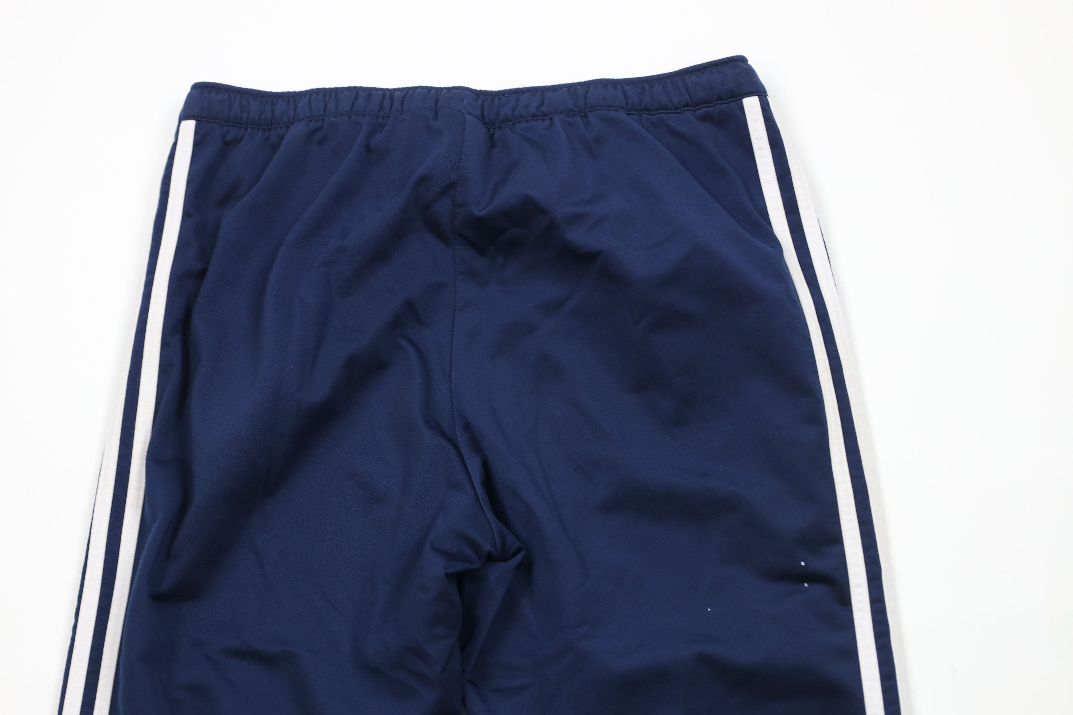 Adidas × Vintage Vintage Y2K Adidas Spell Out Striped Wide Leg Pants Blue Size 30" / US 8 / IT 44 - 12 Thumbnail