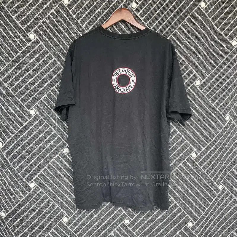 Burberry Burberry Black Cotton Men's T. Size US XL / EU 56 / 4 - 2 Thumbnail
