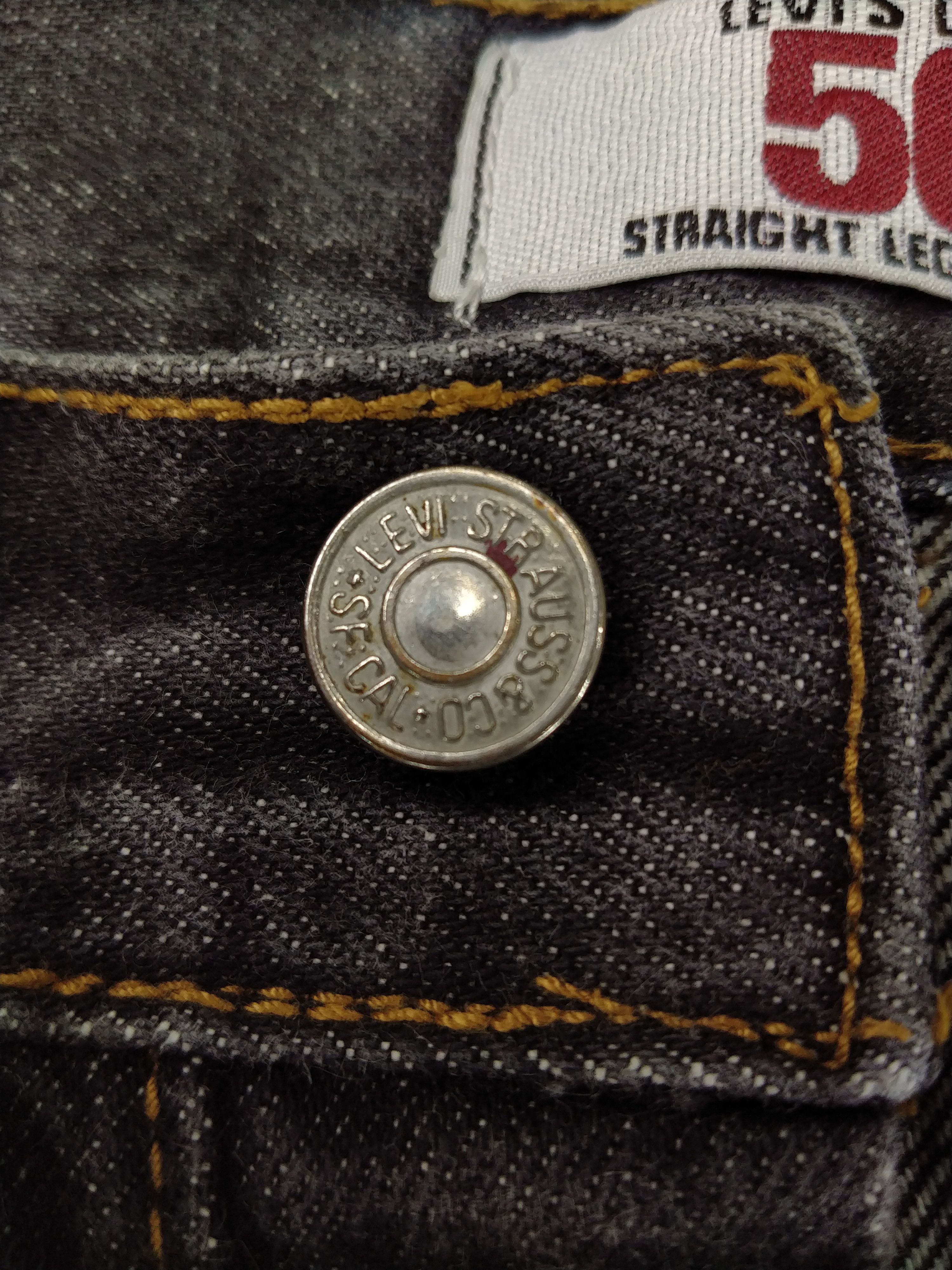 Levi's Vintage Levi's 501 Black USA 39x30.5 Denim -JN291 Size US 39 - 8 Thumbnail