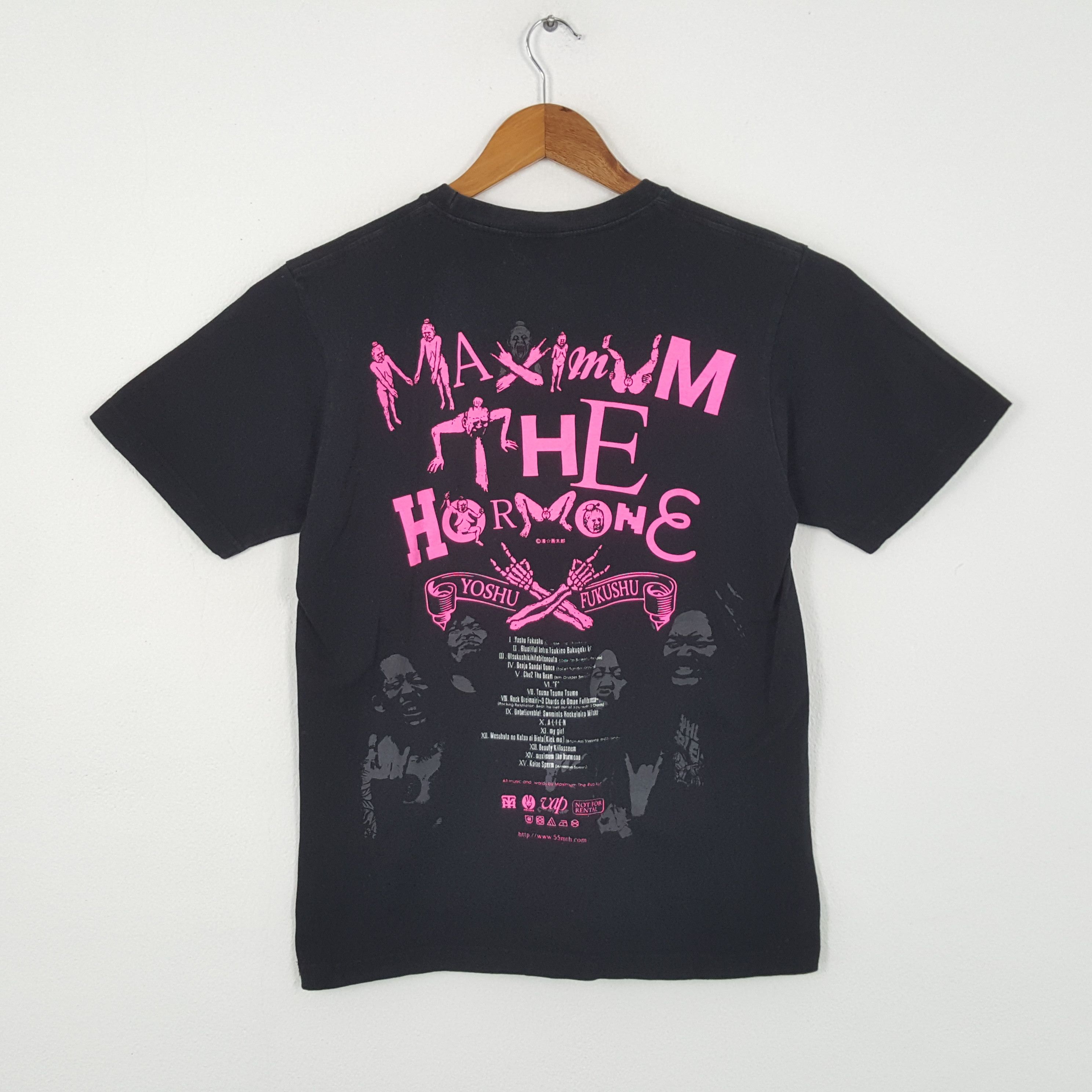 Band Tees × Vintage Vintage MAXIMUM THE HORMONE Japan Metal Rock Band T-shirts Size US M / EU 48-50 / 2 - 3 Thumbnail