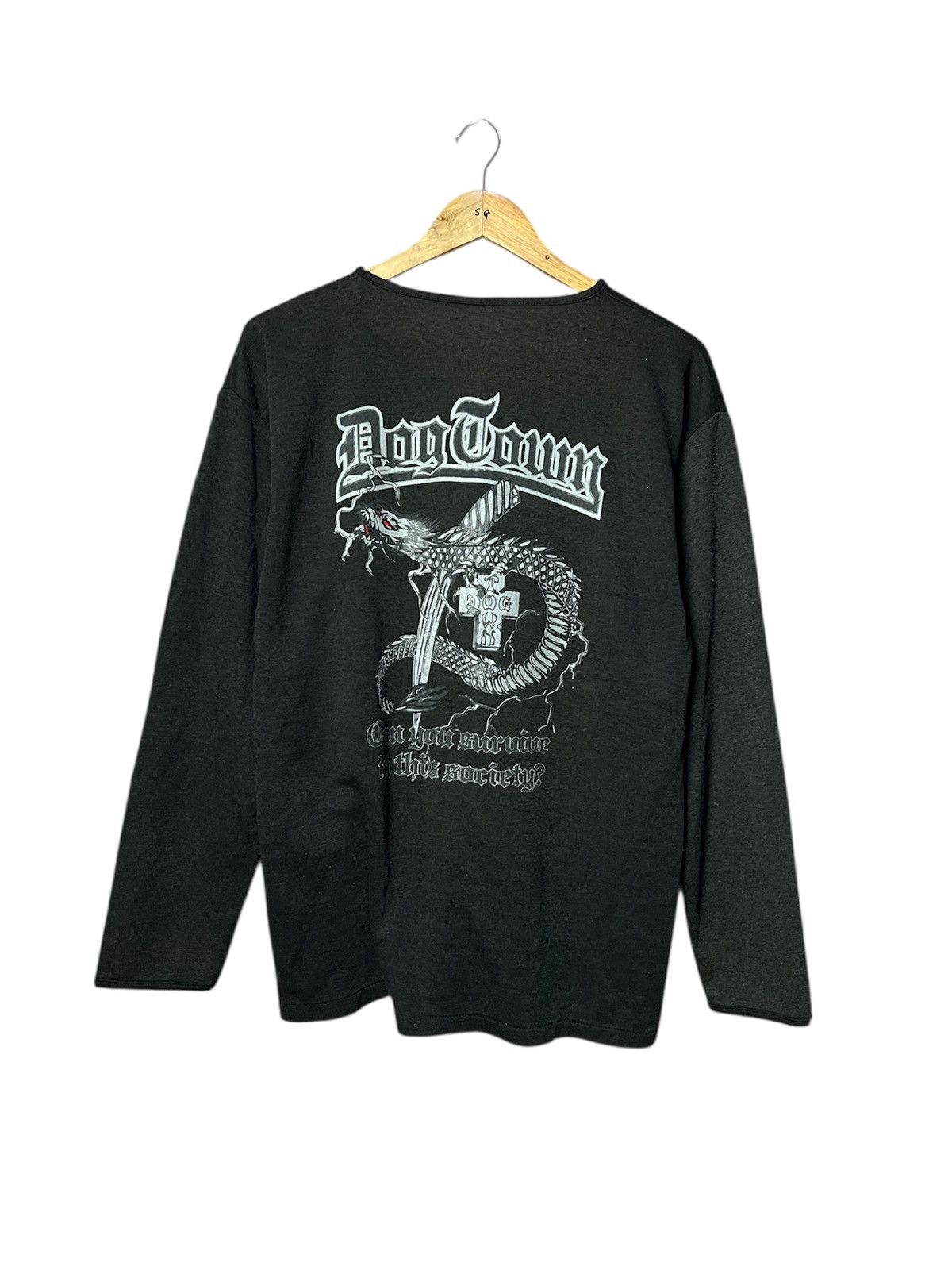 Dogtown × Japanese Brand × Vintage Vintage Dogtown Sukajan Black Dragon Y2K Size US L / EU 52-54 / 3 - 1 Thumbnail