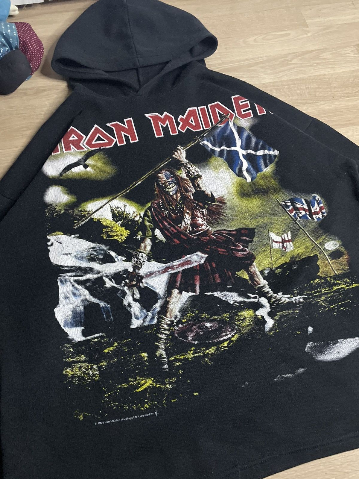 Band Tees vintage iron maiden hoodie 1993 year metal rock Size US L / EU 52-54 / 3 - 2 Thumbnail