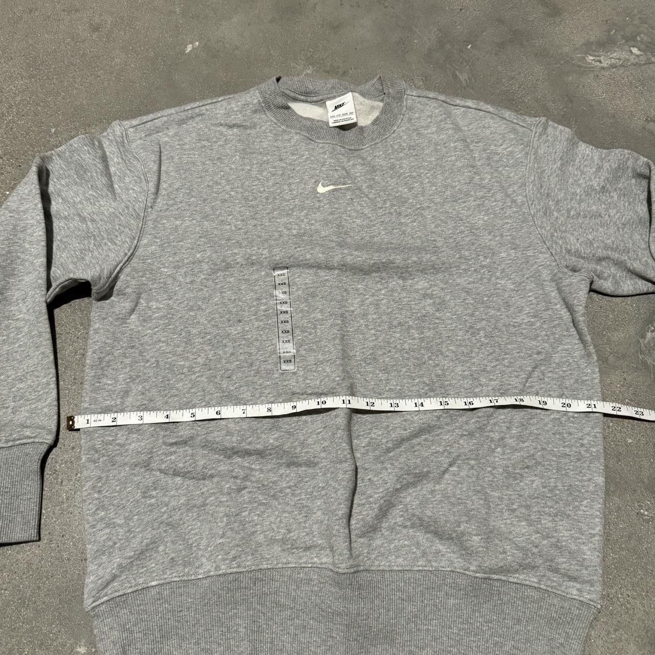 Nike Grey Embroidered Nike Crewneck Size US XXS / EU 40 - 3 Thumbnail
