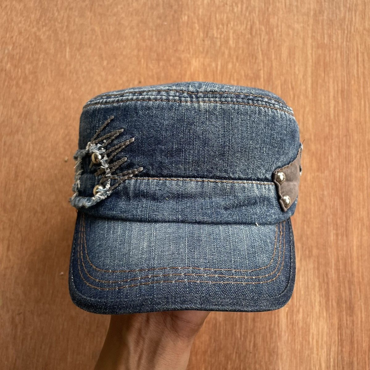 14th Addiction × Unsound Rags SICK.. Distressed and stitch cadet hat Size 36 - 2 Thumbnail