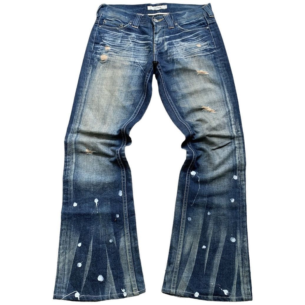 image of Archival Clothing Varosh Flared Jeans in Blue, Men's (Size 32)