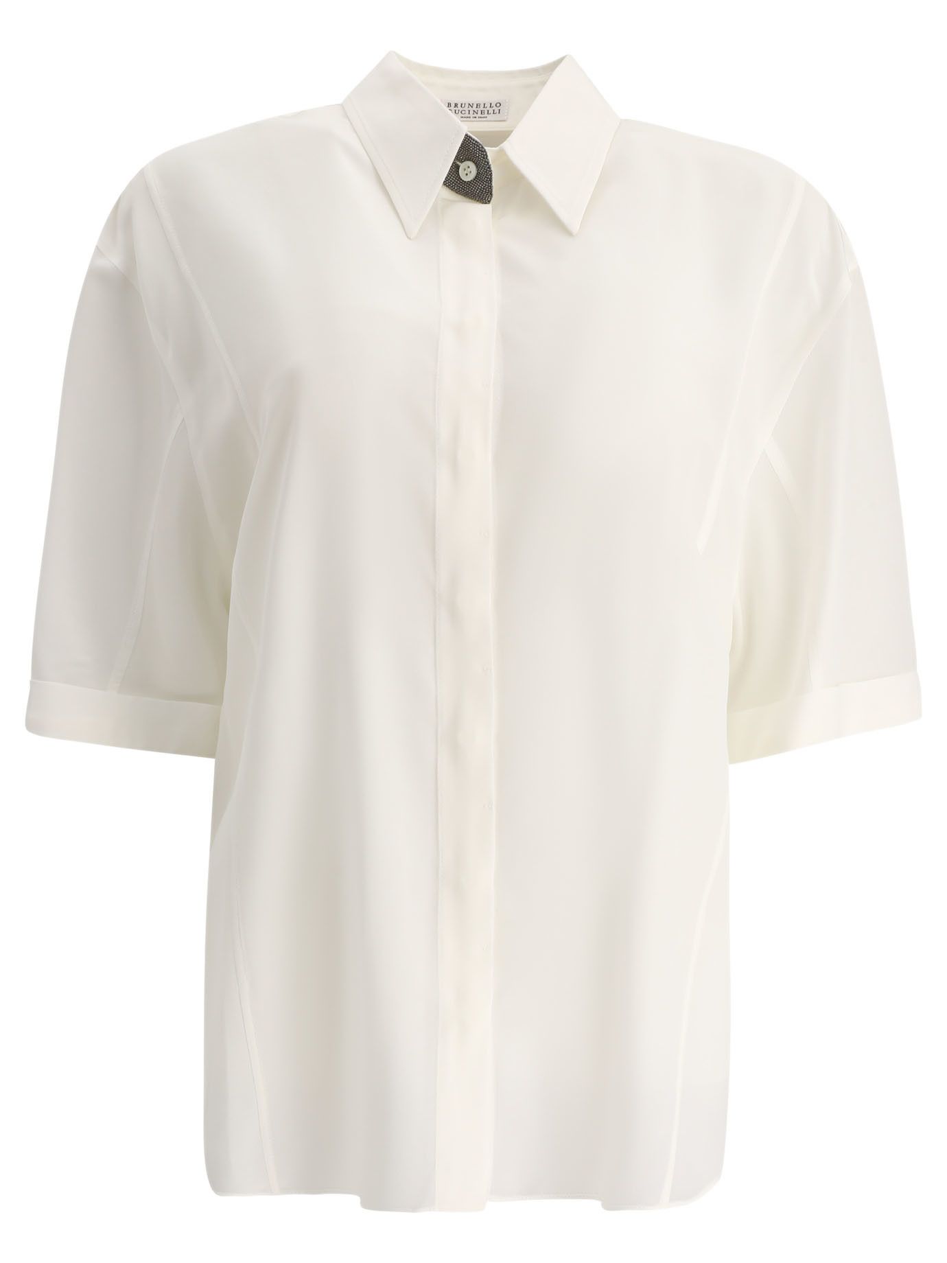Brunello Cucinelli Precious Buttonhole Shirt Size L / US 10 / IT 46 - 1 Thumbnail