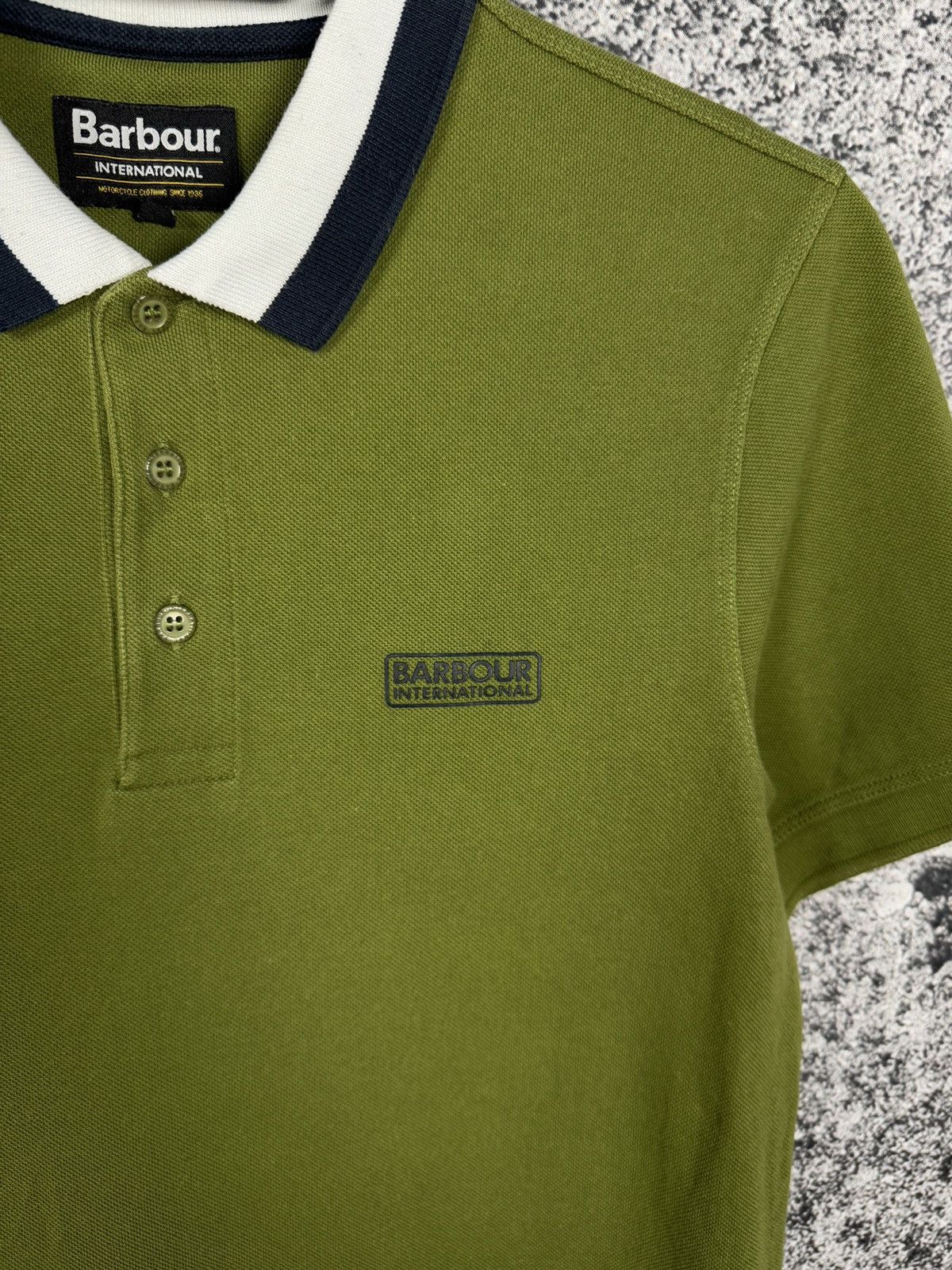Barbour Barbour International Cotton Polo Shirt Luxury Size M Size US M / EU 48-50 / 2 - 6 Thumbnail
